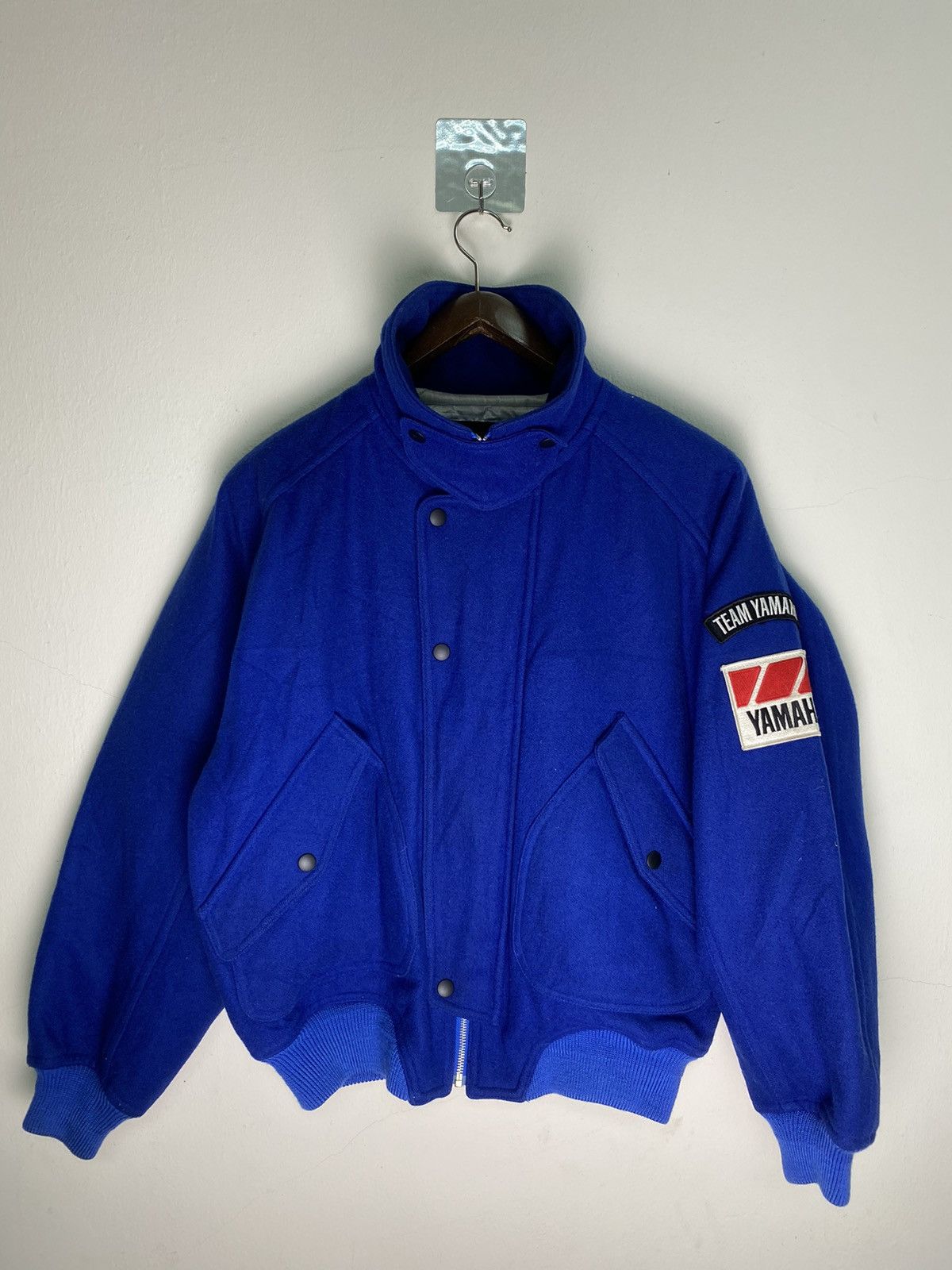 Yamaha Rare Vintage 90s Team Yamaha Wool Riding Jacket Size US L / EU 52-54 / 3 - 2 Thumbnail