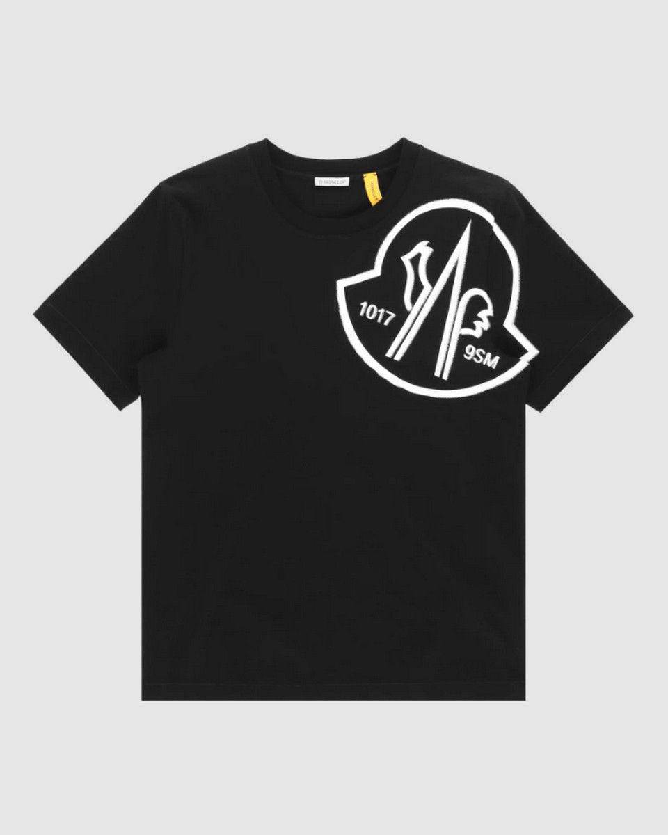 Moncler MONCLER Genius 6 x Alyx black logo print t-shirt Medium Size US M / EU 48-50 / 2 - 1 Thumbnail
