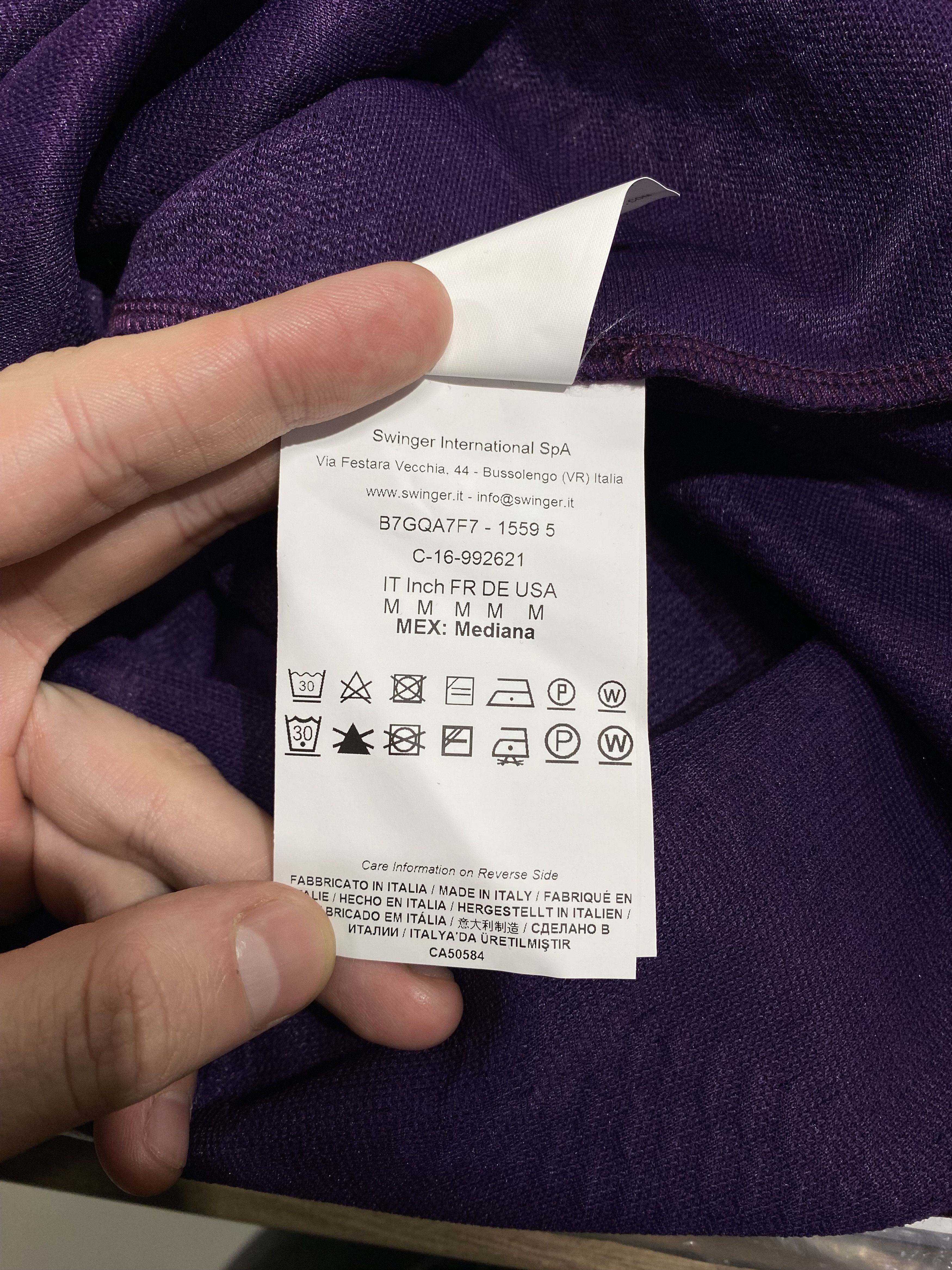 Versace Versace jeans purple logo monogram sweatshirt size M Size US M / EU 48-50 / 2 - 10 Thumbnail