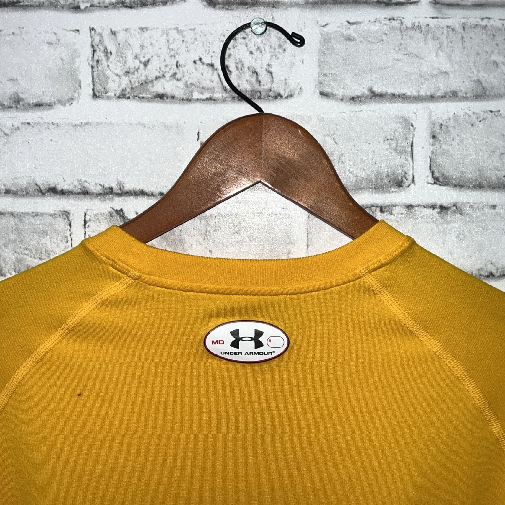 Under Armour Under Armour HeatGear Yellow T-Shirt Mens M Size US M / EU 48-50 / 2 - 5 Thumbnail
