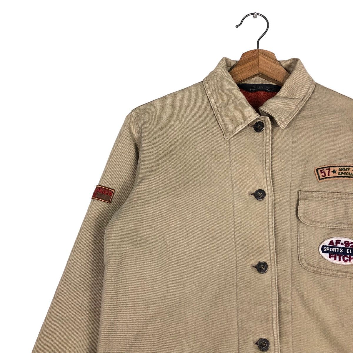 Hysteric Glamour 🔥Vtg Work Shirt Jacket Patches Nombreux Japan Made Size US M / EU 48-50 / 2 - 7 Thumbnail