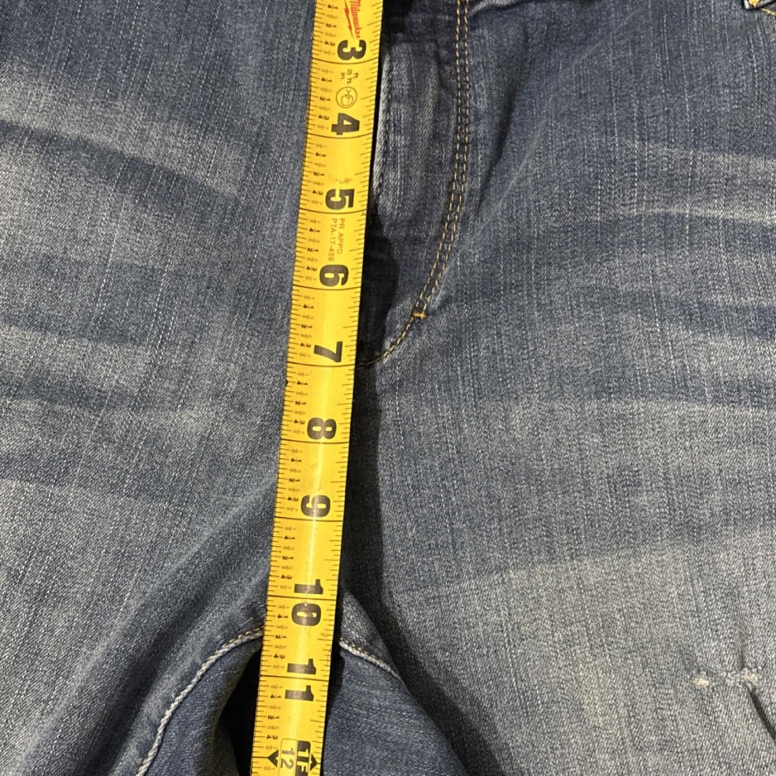 Other Boutique Skinny Crop Denim Stretch Jeans Distress 16W Junior Size 38" / US 16 / IT 52 - 4 Thumbnail
