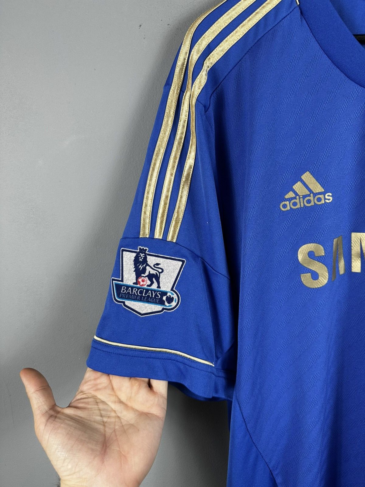 Adidas Chelsea Home Shirt 2012 jersey Size US XXL / EU 58 / 5 - 3 Thumbnail