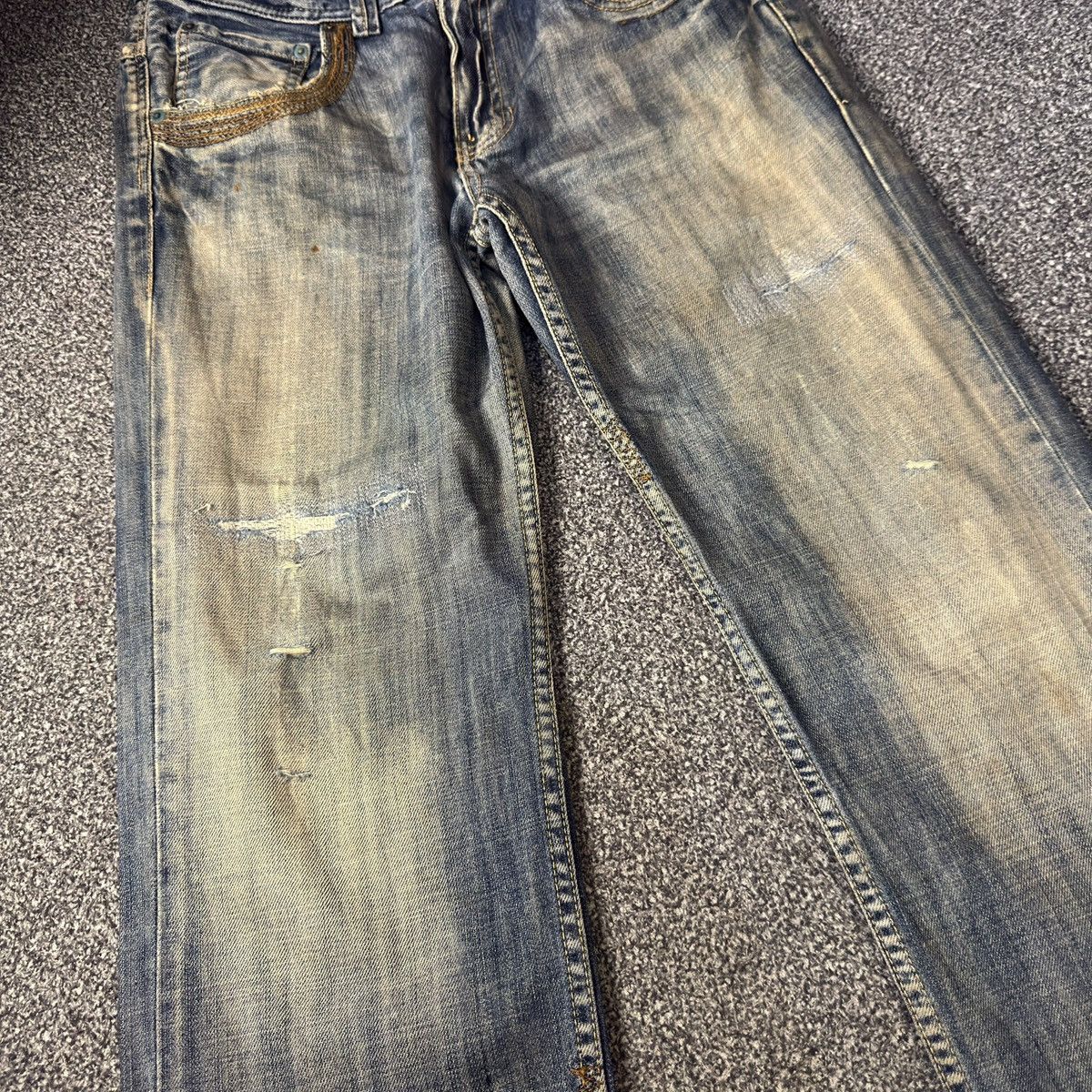 Japanese Brand 🔥🇯🇵 Japanese Distressed Takeo Kikuchi Denim Size US 31 - 5 Thumbnail