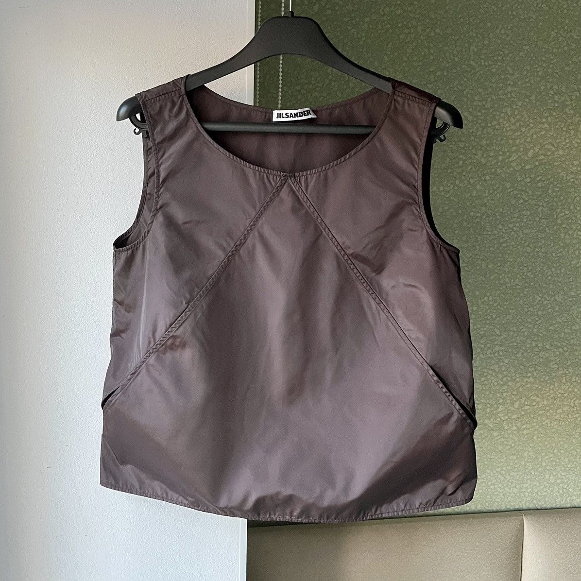 Jil Sander 1990s Slit Tank Top Size M / US 6-8 / IT 42-44 - 1 Thumbnail