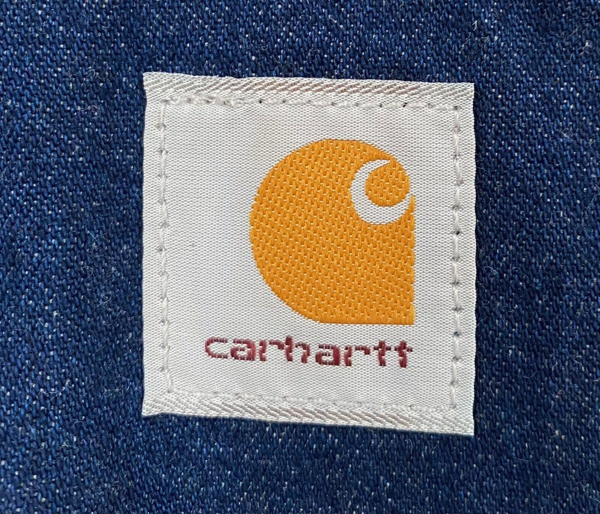 Carhartt Y2K Carhartt B03 Dungaree Carpenter Dark Denim Jeans 44x32 Size US 44 / EU 60 - 6 Thumbnail