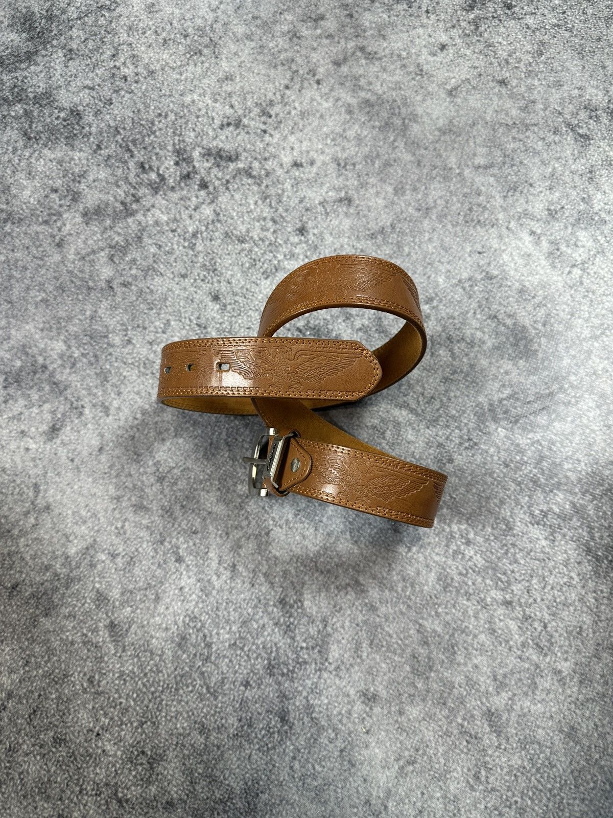 Leather Cayan Logo Birds Belts Leather Streetwear Rare Usa Casual Size ONE SIZE - 1 Thumbnail