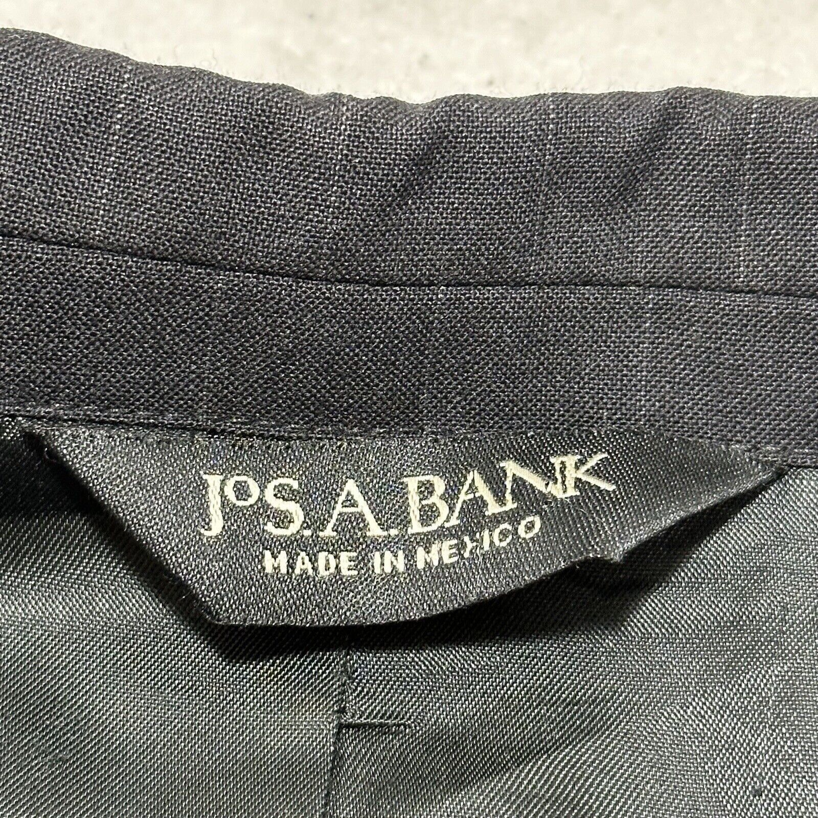 Jos. A. Bank Jos. A. Bank 42S 100% Wool Suit Jacket Dark Gray Coat Size 42S - 9 Thumbnail