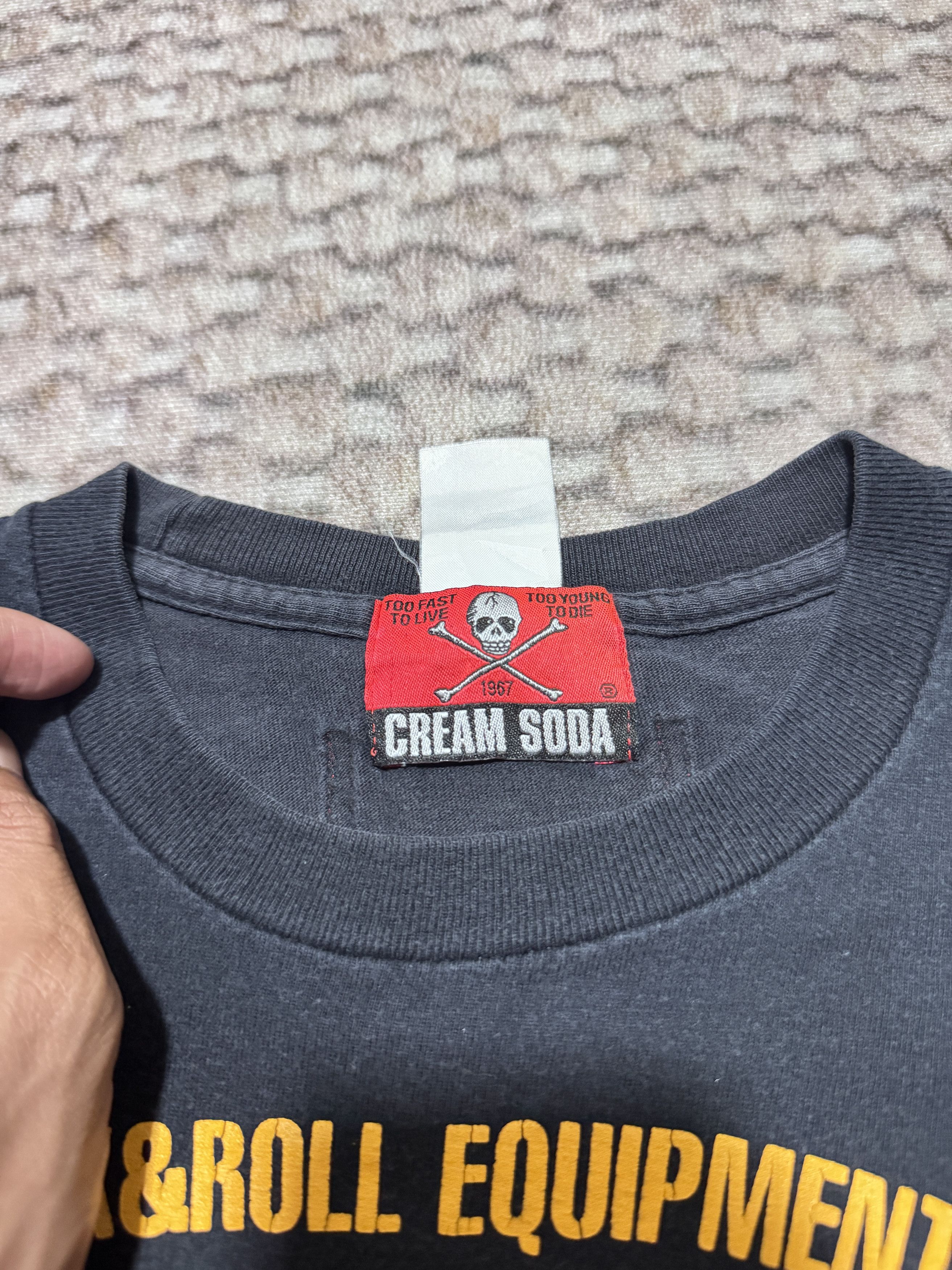 Japanese Brand Y2K Vintage Cream Soda Street Cat T shirt Size US M / EU 48-50 / 2 - 4 Thumbnail