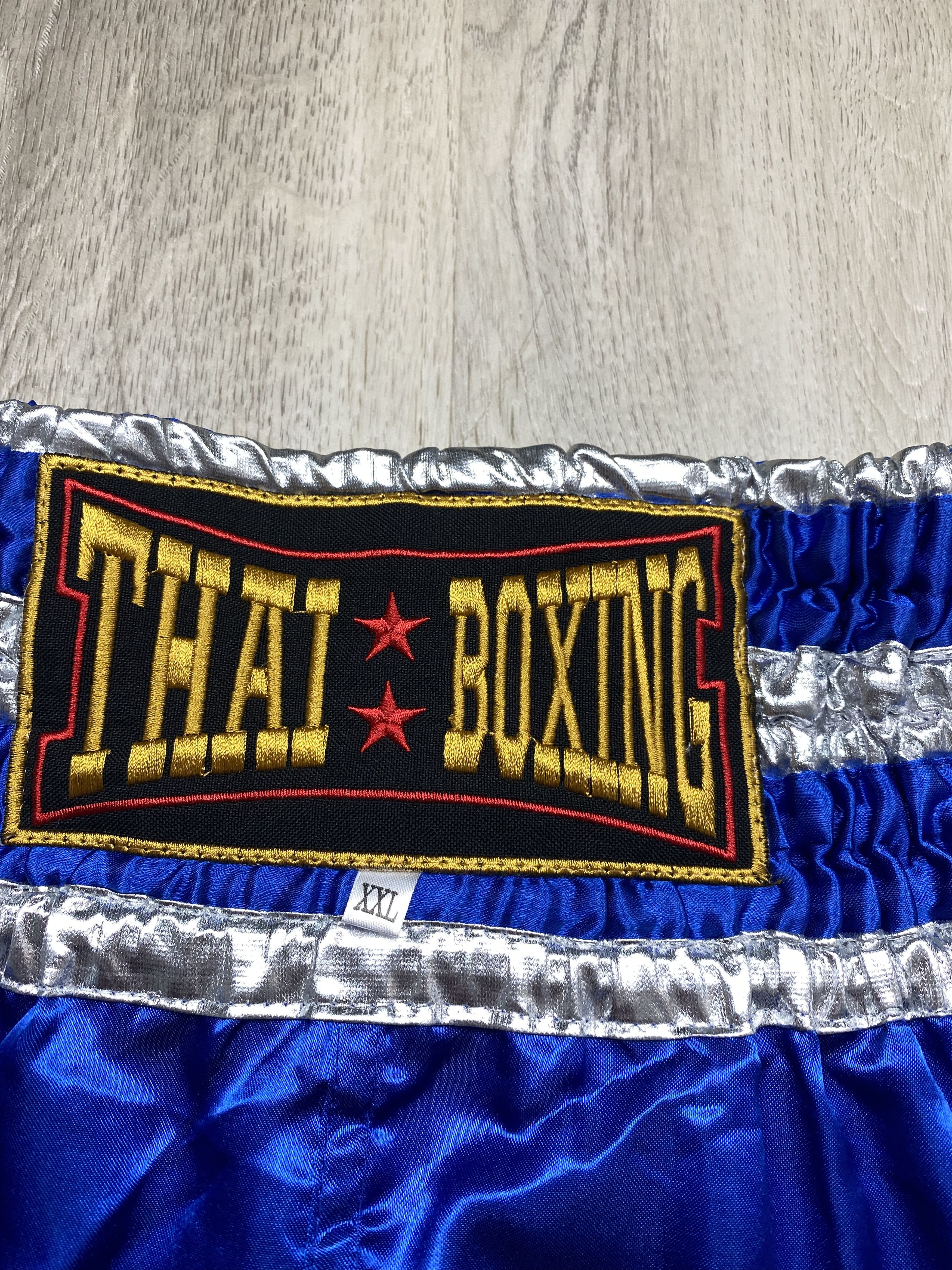 Twins × Vintage Muay Thai Boxing Vintage Shorts Big Logo Y2K MMA Size US 36 / EU 52 - 3 Thumbnail
