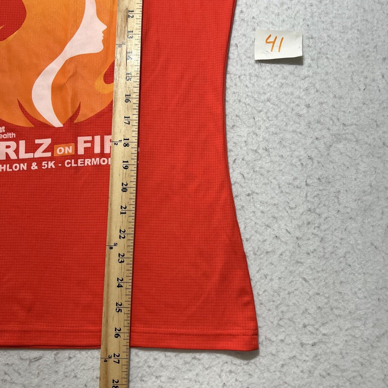 Other Leslie Jordan Medium 22 Girlz on Fire Tank Top Triathalon 5K Size M / US 6-8 / IT 42-44 - 6 Thumbnail