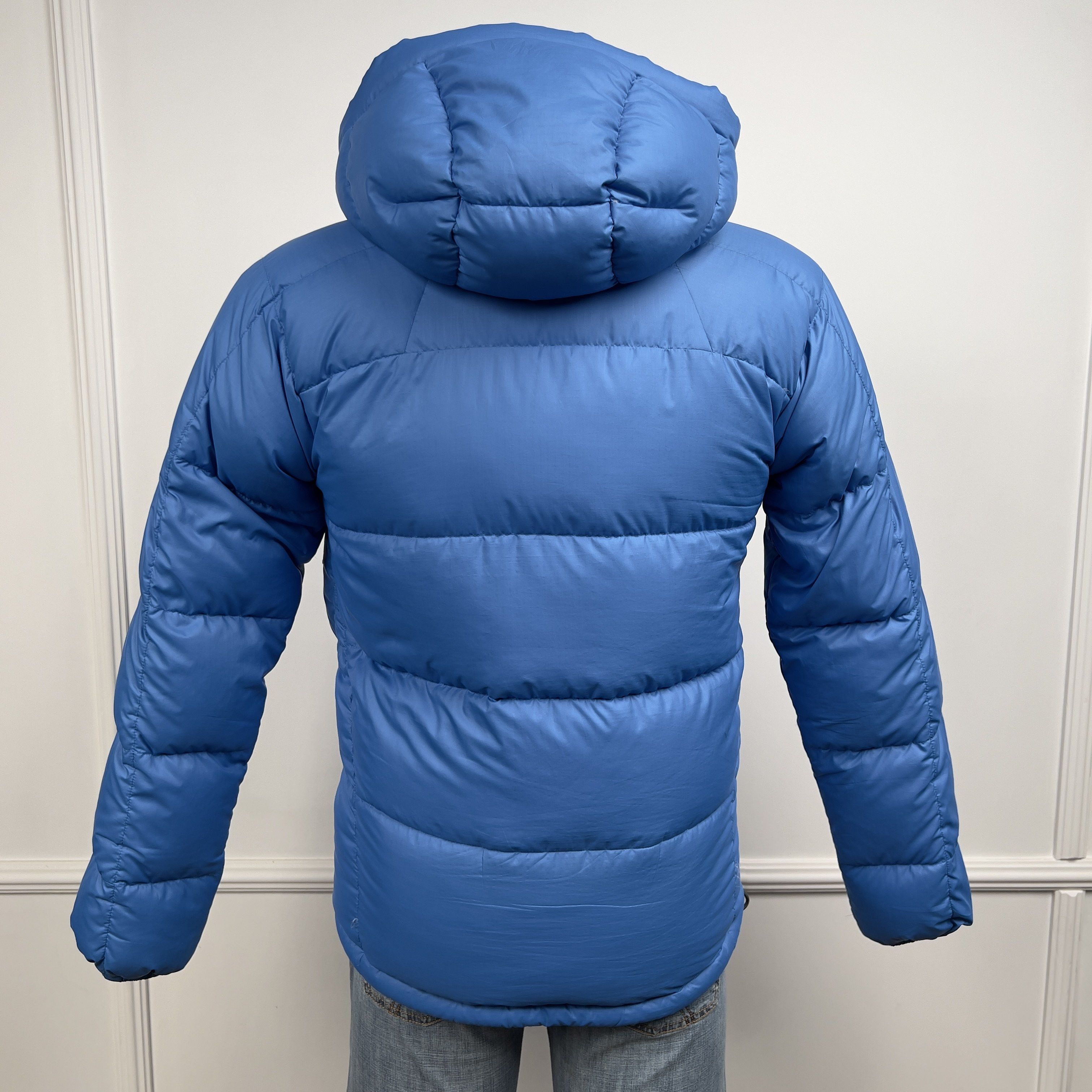 Patagonia Fitz Roy Down Hoody Parka Jacket Blue Men`s Size US XS / EU 42 / 0 - 4 Thumbnail