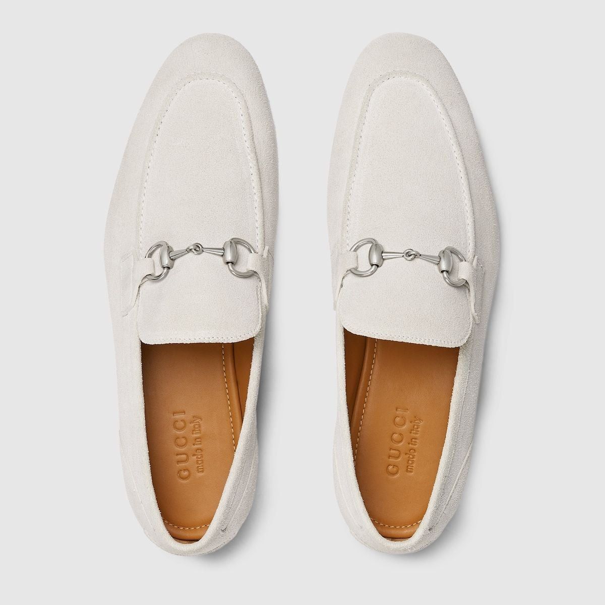 Gucci o1loc1c0426 406994 Men's Gucci Jordan Loafers Shoes in White Size US 9.5 / EU 42-43 - 4 Thumbnail