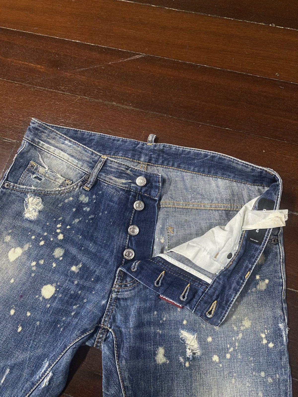 Dsquared2 Rare DSquared2 Jeans distressed splatted Size US 34 / EU 50 - 9 Thumbnail