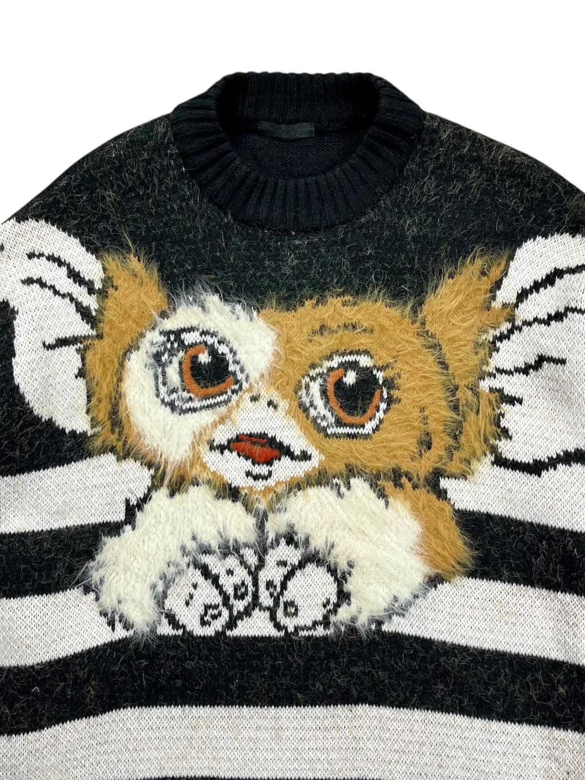 20471120 2000s Candy Stripper x Gremlins - Mohair Knitted Sweater Size US M / EU 48-50 / 2 - 4 Thumbnail