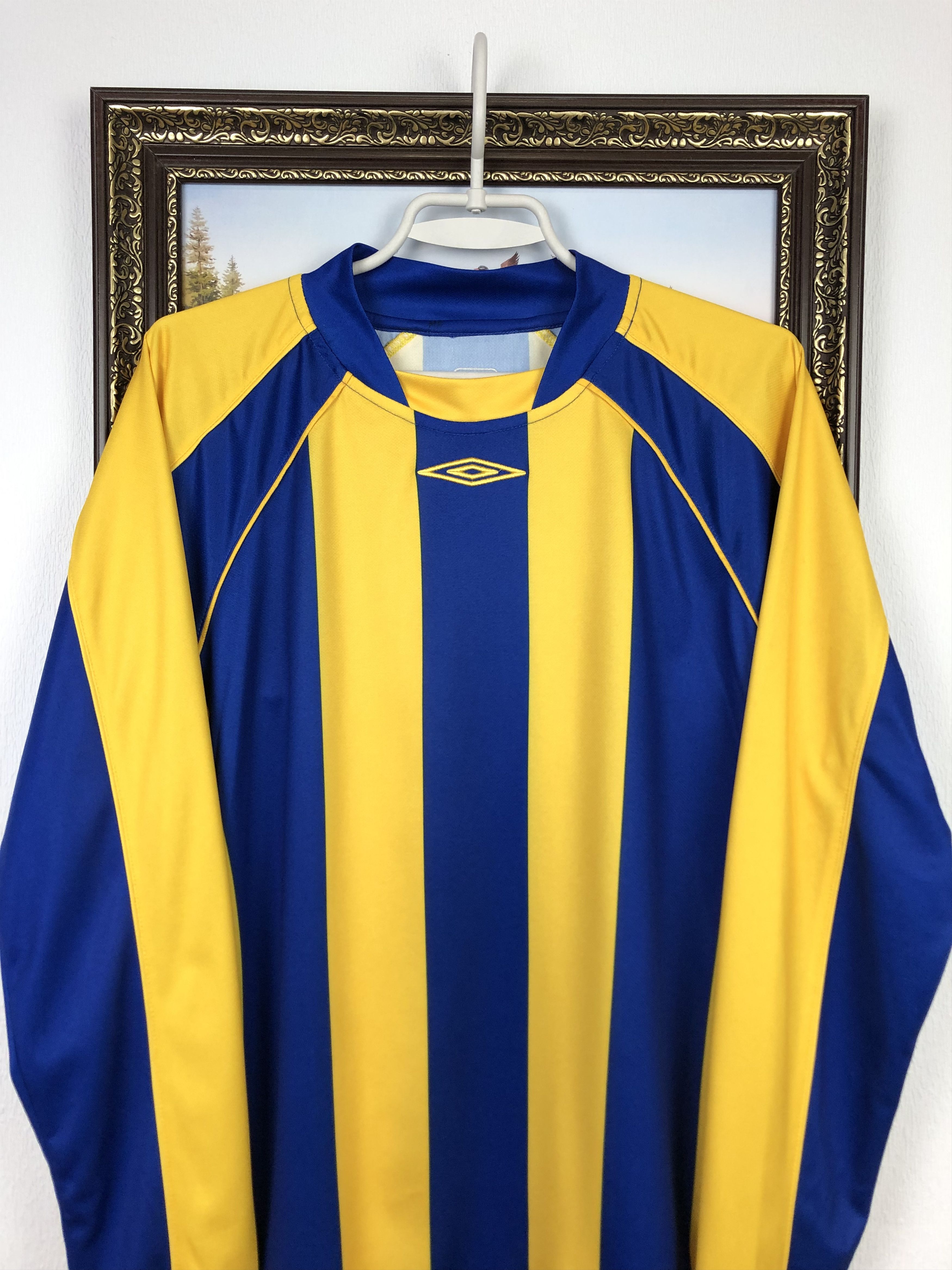 Umbro Vintage Football Template Shirt Soccer Long Sleeve Jersey Size US M / EU 48-50 / 2 - 2 Thumbnail