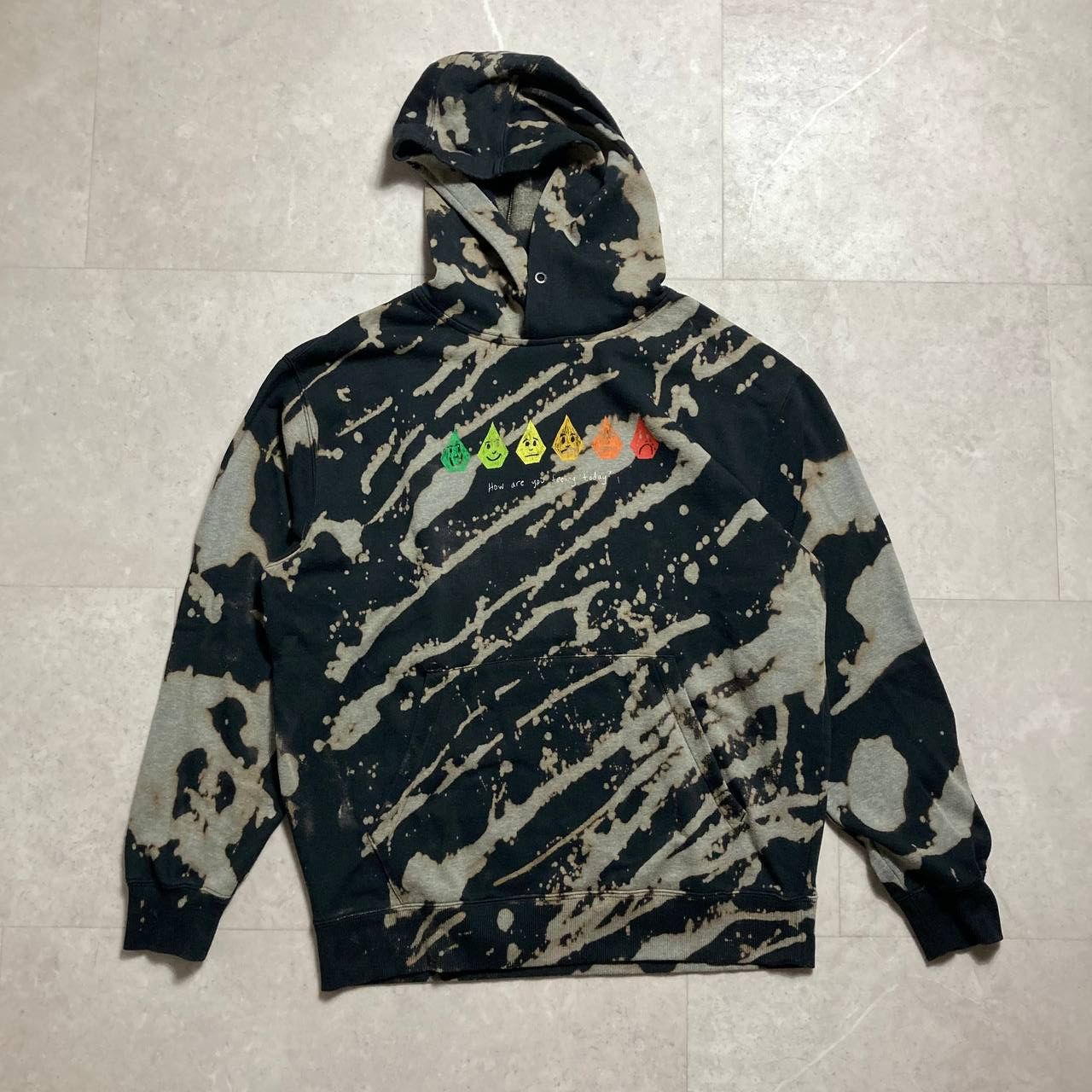 Volcom Volcom Stone Co Skateboard Tie Dye Bleached Hoodie Size US S / EU 44-46 / 1 - 1 Thumbnail