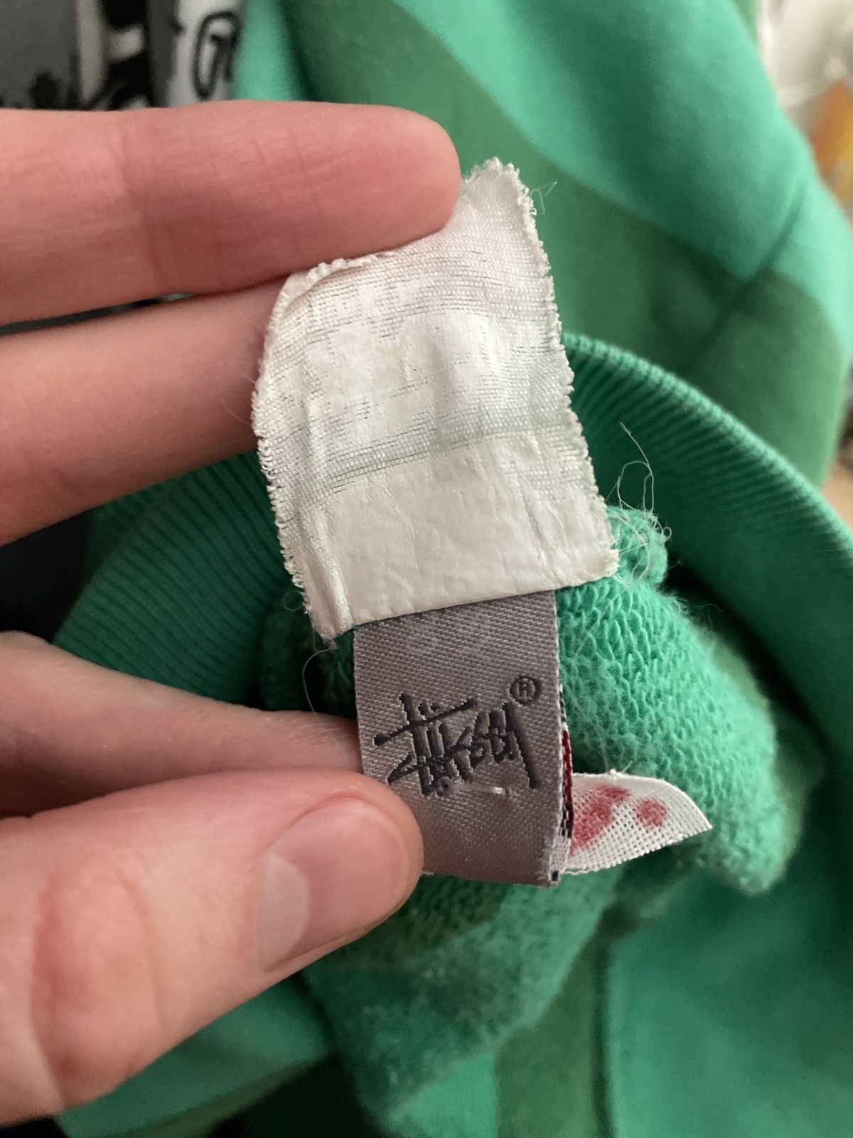 Stussy Vintage Stussy Stripe Hoodie Green Zip Up Sweatshirt Size L Size US L / EU 52-54 / 3 - 8 Thumbnail