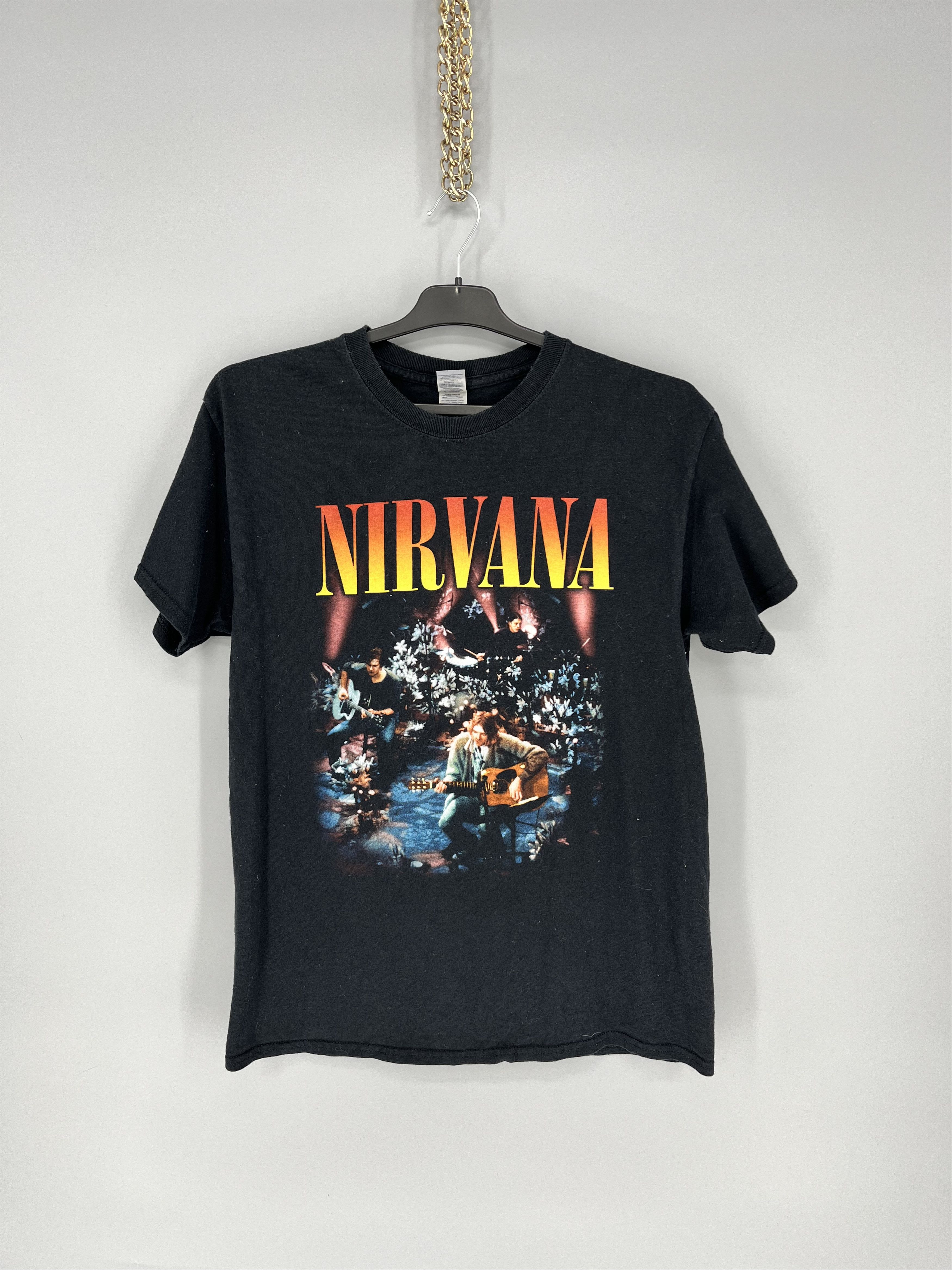 Band Tees × Vintage Vintage Y2K Nirvana Kurt Cobain Tee Print Band Tour Rock Size US M / EU 48-50 / 2 - 1 Thumbnail