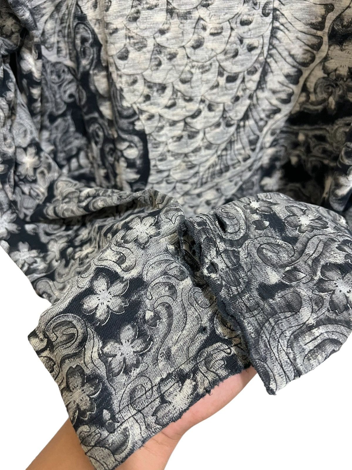 If Six Was Nine × Japanese Brand Vintage satori art sukajan koi long slevee tee Size US XL / EU 56 / 4 - 8 Thumbnail