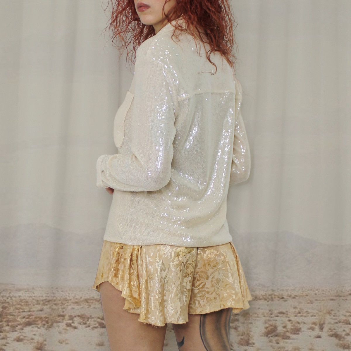 Patrizia Pepe 🧁CREAM PATRIZIA PEPE BLOUSE🧁 Size S / US 4 / IT 40 - 3 Thumbnail