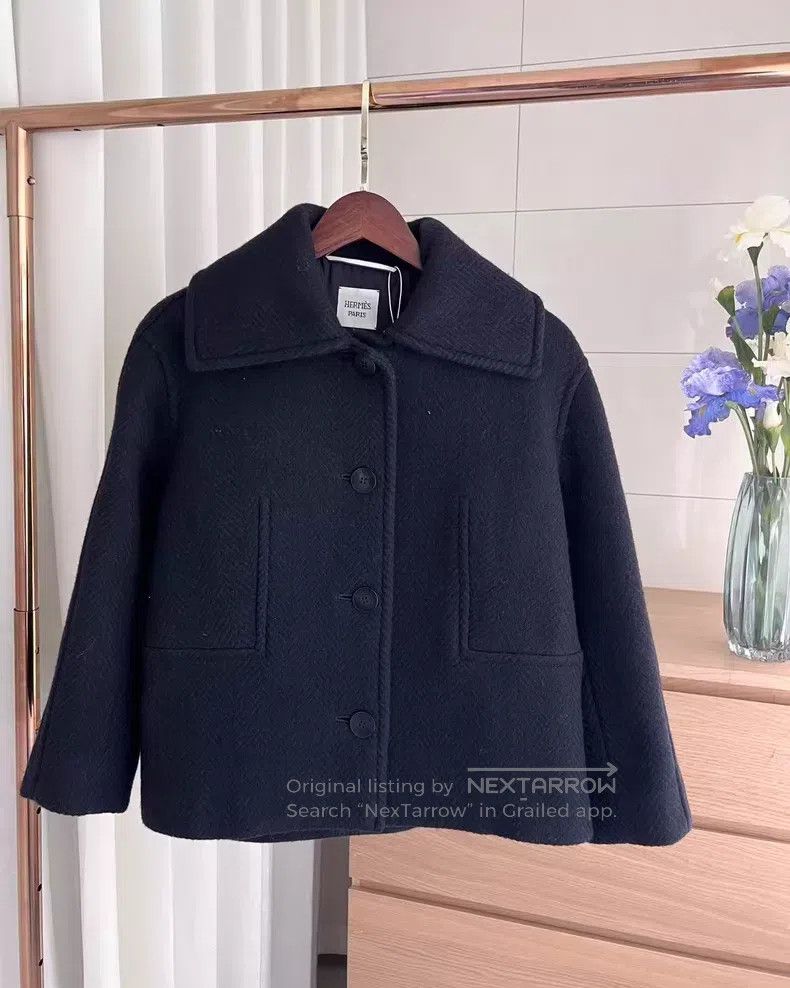 Hermes Hermes Wool Coat Size XS / US 0-2 / IT 36-38 - 1 Thumbnail