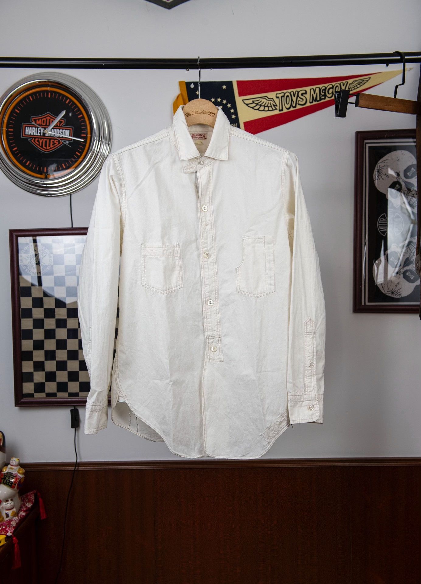 Freewheelers Freewheelers White Workwear Shirt Size US M / EU 48-50 / 2 - 1 Thumbnail