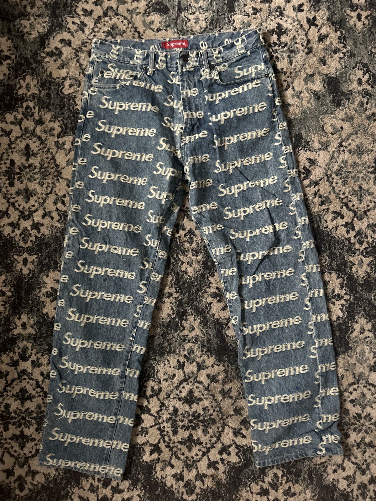 Supreme SUPREME ALL OVER PRINT JEANS Size US 30 / EU 46 - 6 Thumbnail