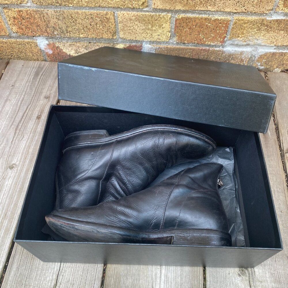 Strateas Carlucci × Vintage Vintage Strategia Guanto Jenny Leather Boots Size 6 Size US 6 / IT 36 - 4 Thumbnail