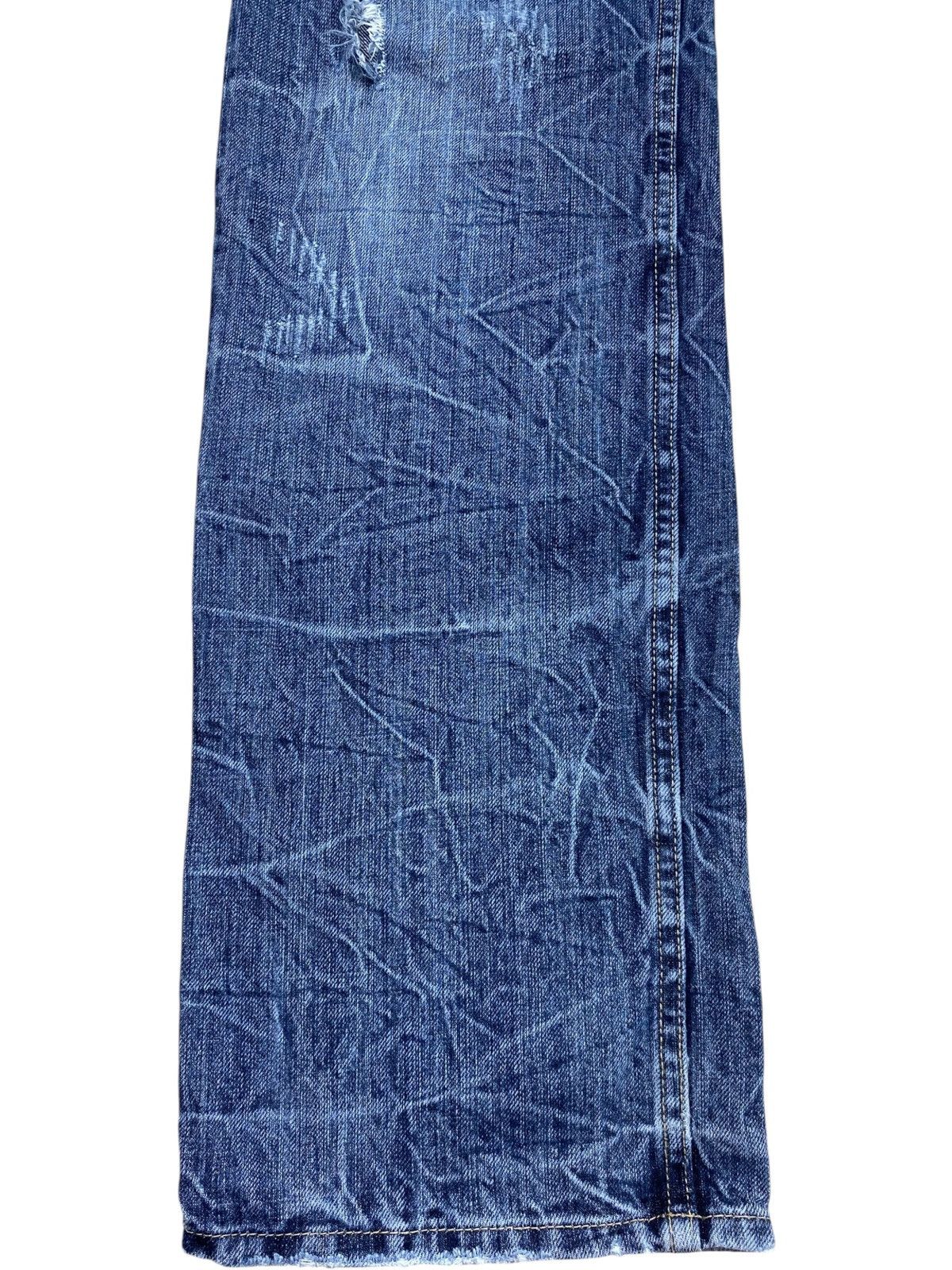Japanese Brand If Six Was Nine Thunder Wash Style Embroidered Jeans Size US 29 - 5 Thumbnail