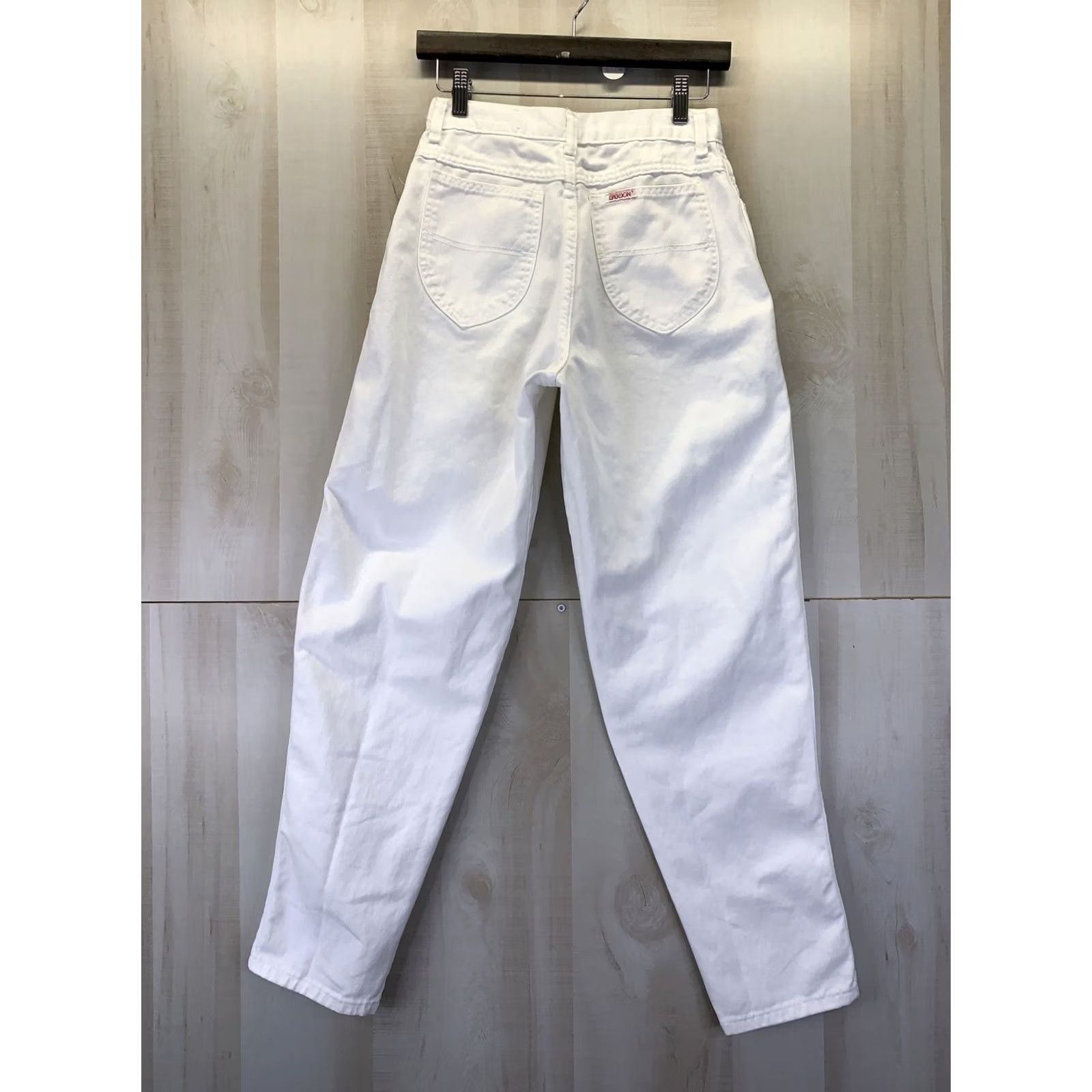 Vintage VINTAGE Sasson White Mom Jeans High Rise Size 8 USA Made Womens 90s Denim Room-10173 Size 30" / US 8 / IT 44 - 7 Thumbnail