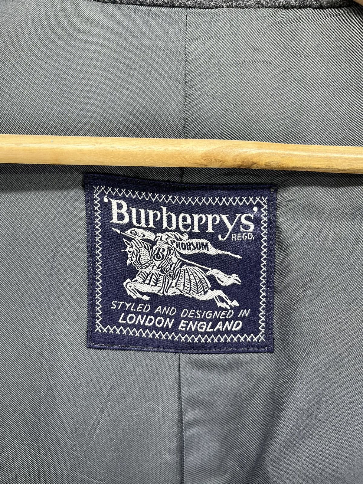 Burberry Vintage Burberry Grey Trench Coats Wool Long Jacket Size US M / EU 48-50 / 2 - 8 Thumbnail