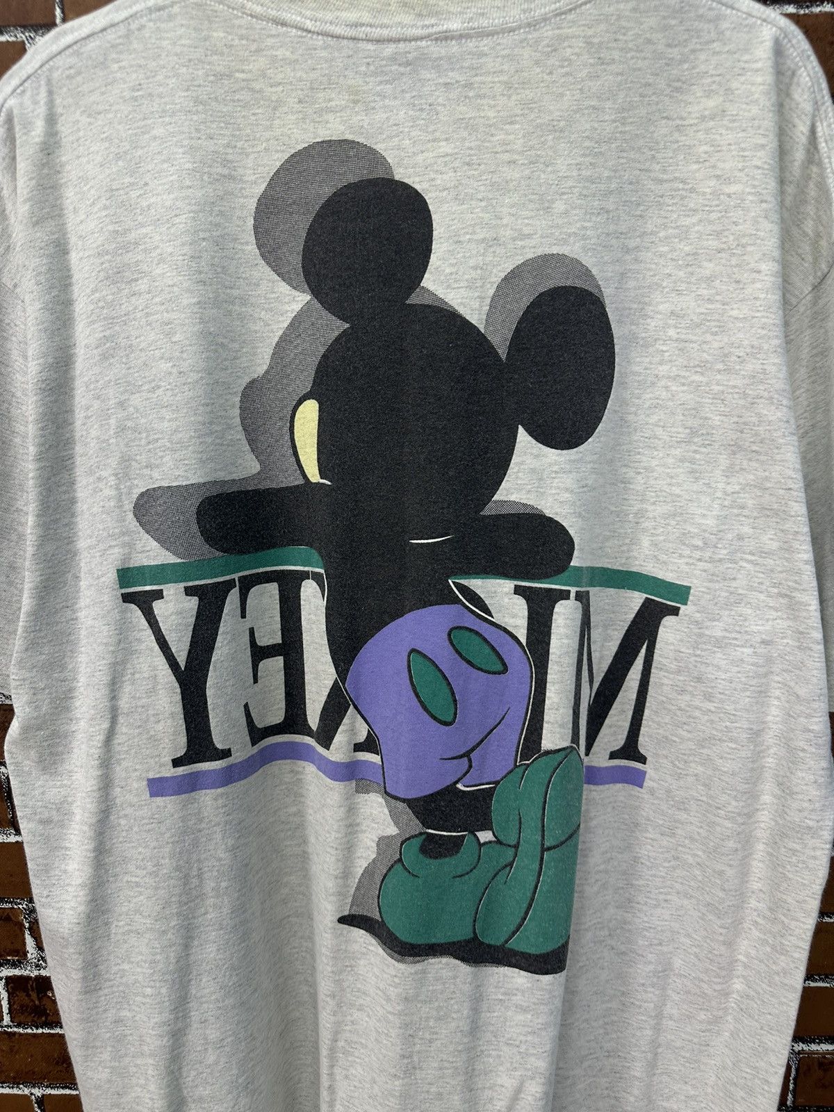 Mickey Mouse 90s Mickey Hawaii Back Heat Sherrys Tshirt A931 Size US XL / EU 56 / 4 - 6 Thumbnail