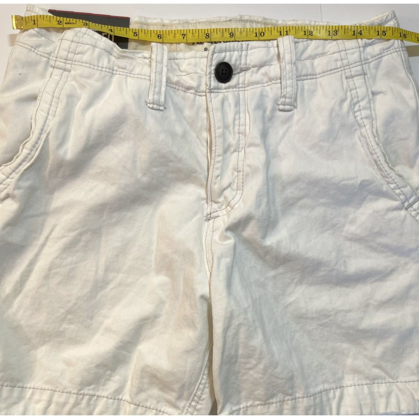 Abercrombie & Fitch Abercrombie & Fitch Mens Casual Shorts Sz 30 White Khaki Lightweight Breathable Beach Outdoor Size US 30 / EU 46 - 5 Thumbnail
