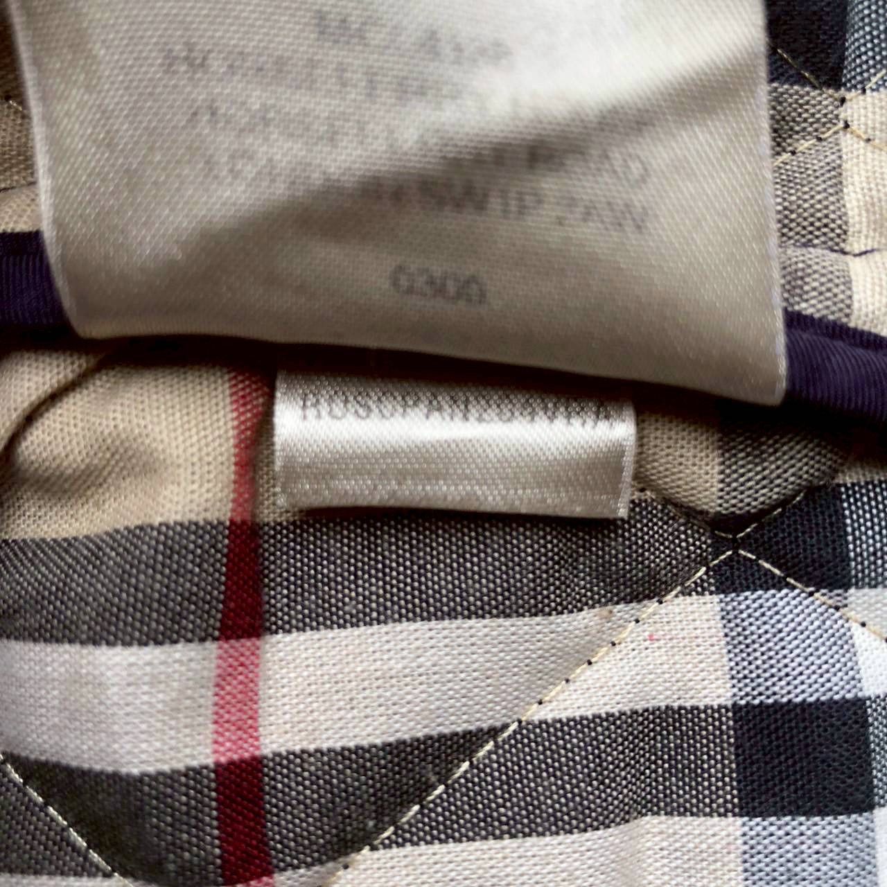 Vintage Burberry London Nova Check Quilted Jacket