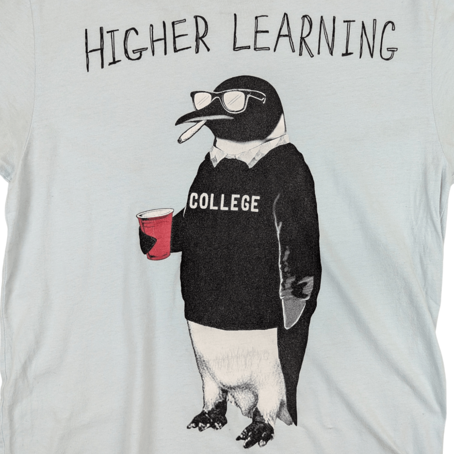 Riot Society RIOT SOCIETY Higher Learning Peguin Graphic T-Shirt Size US S / EU 44-46 / 1 - 5 Thumbnail