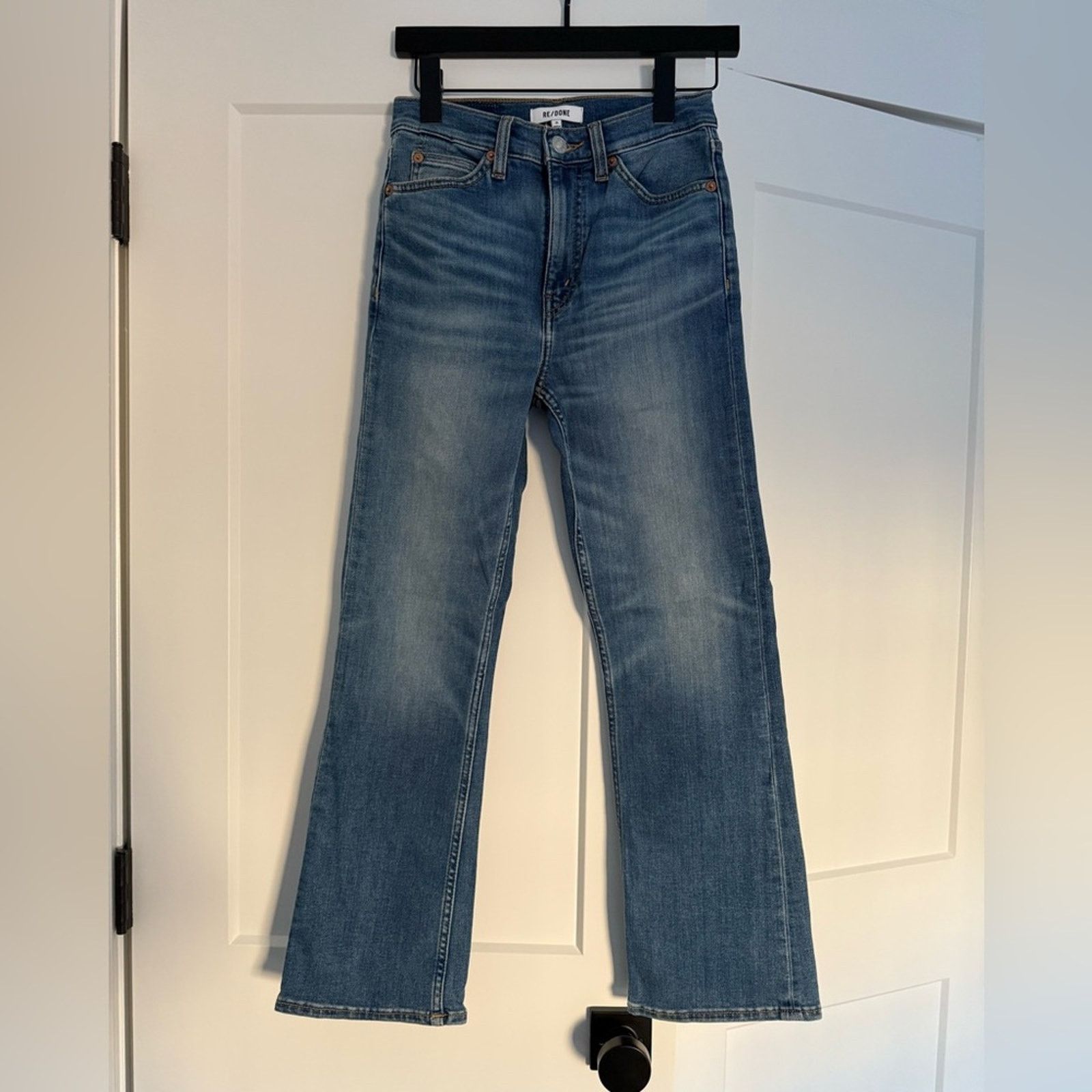 RE/DONE New! Re/Done 70s High Rise Crop Boot Jeans - 25 - $275 Size 25" / US 0 / IT 36 - 5 Thumbnail