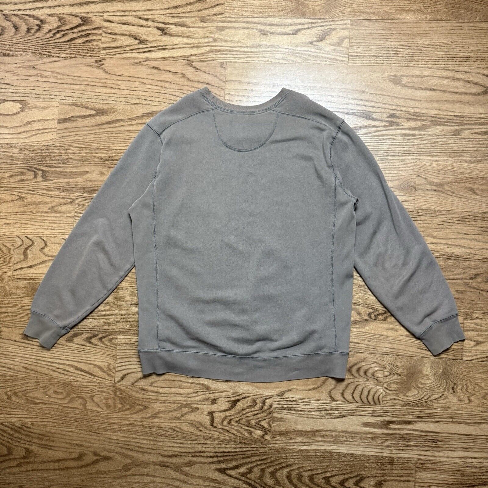 Vintage Vintage Eddie Bauer Men's Distressed Sweatshirt Large Gray Size US L / EU 52-54 / 3 - 15 Thumbnail