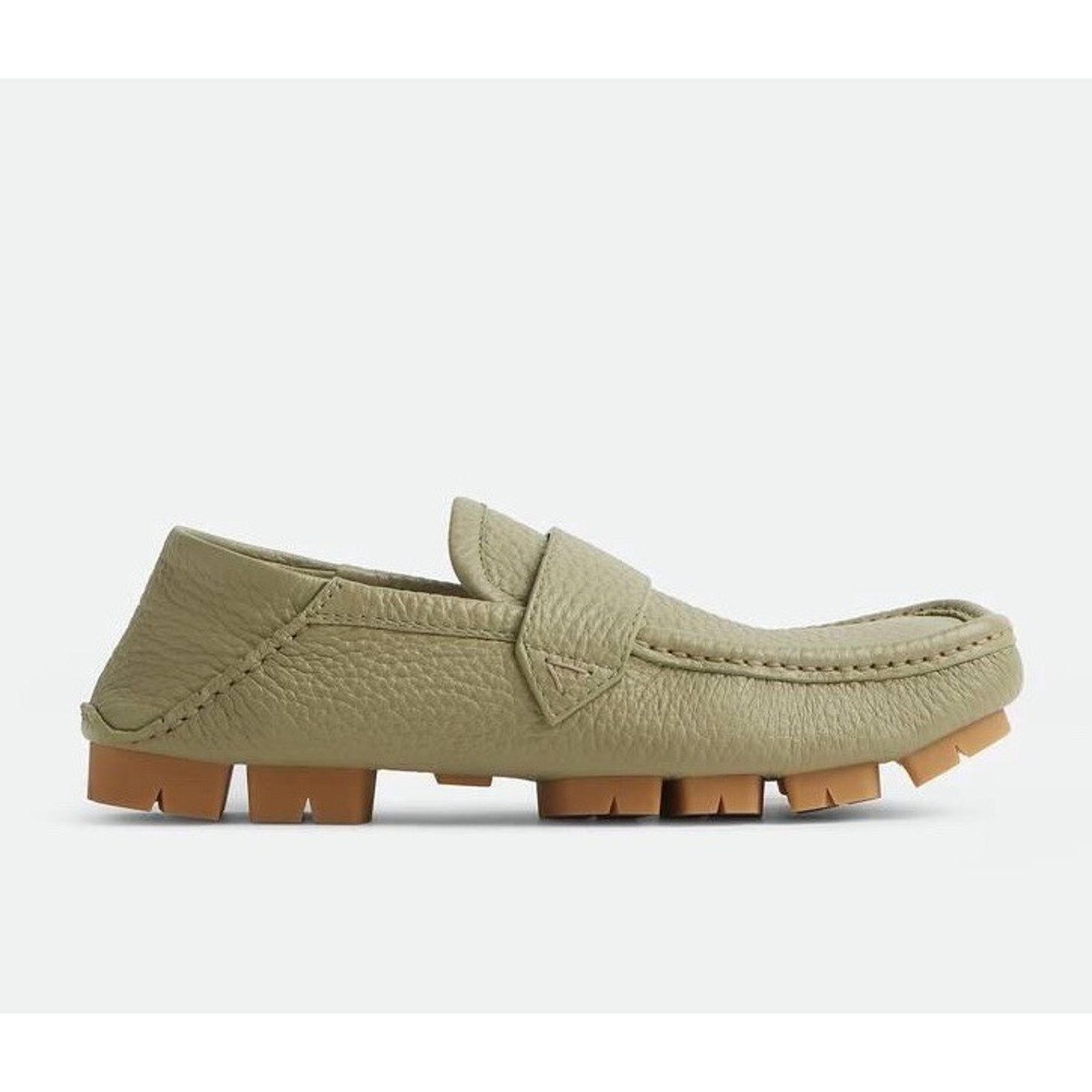 Bottega Veneta Bottega Veneta Leather Loafer Shoes Travertine 11 US 786809 Size US 11 / EU 44 - 1 Thumbnail