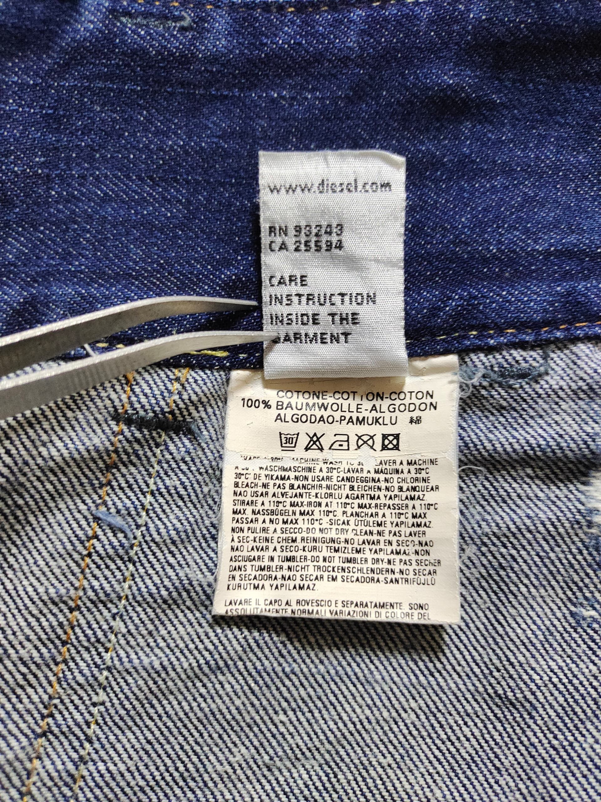 Diesel DIESEL FLARE BOOT CUT JEANS DISTRESSED SIZE 30 Size 30" / US 8 / IT 44 - 10 Thumbnail