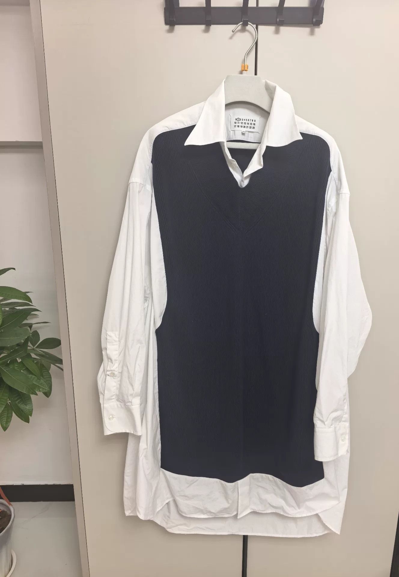 Maison Margiela Maison Margiela Spliced Shirt Dress Size XXS / US 00 / IT 34 - 1 Thumbnail