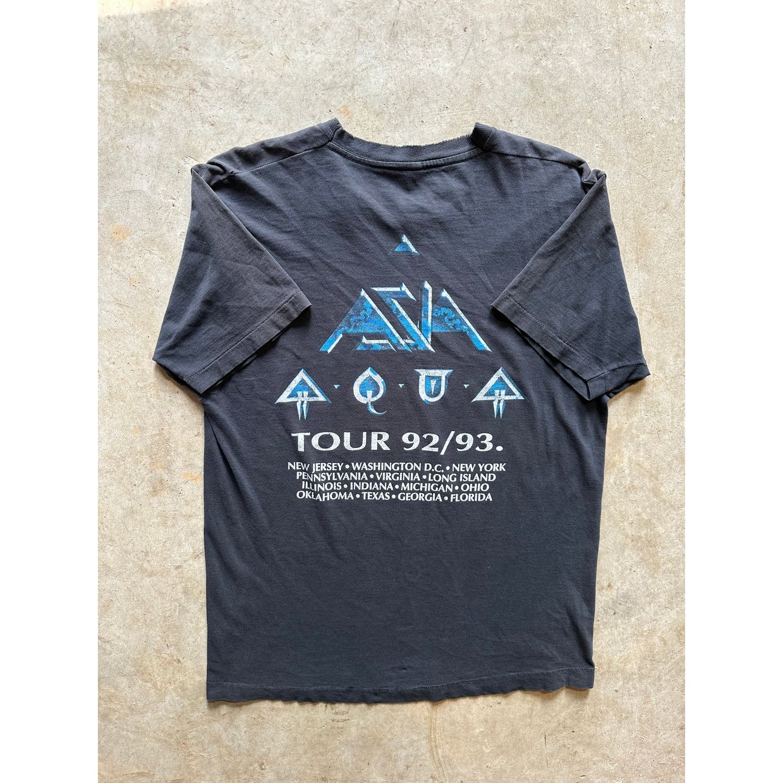 Hanes × Vintage Vintage Asia 1992 Aqua Album Release Tour Band Tee Large Size US L / EU 52-54 / 3 - 2 Thumbnail