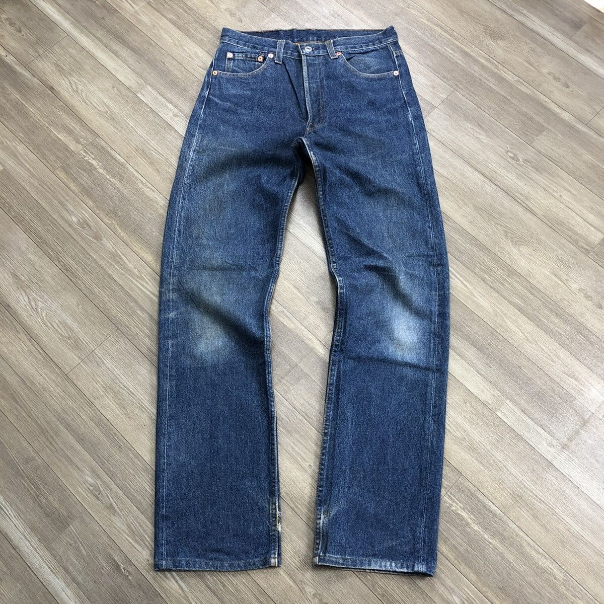 Levi's × Levi's Vintage Clothing × Vintage 🇺🇸 1990s Levis Strauss 501xx 30x36 Faded Blue Jeans Size US 29 - 1 Thumbnail