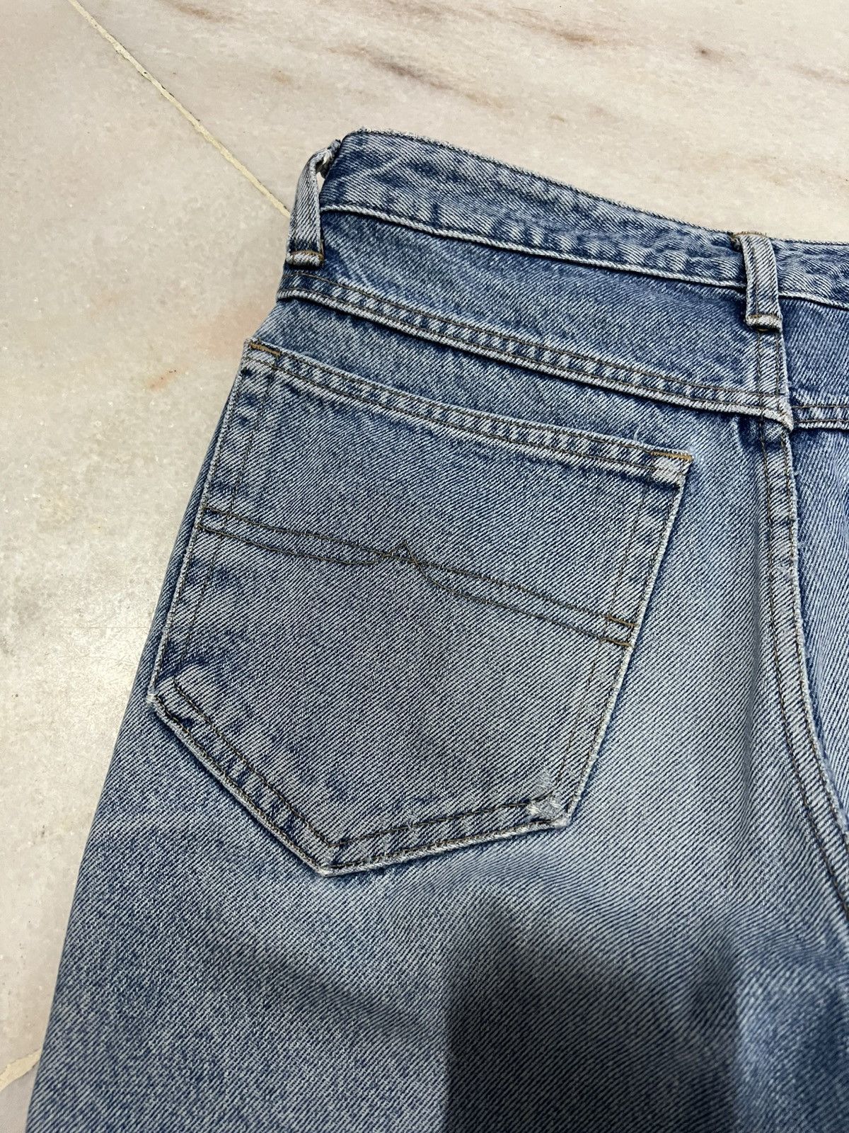 If Six Was Nine 💥90s Bobson Light Wash Distressed Jean Size US 30 / EU 46 - 15 Thumbnail
