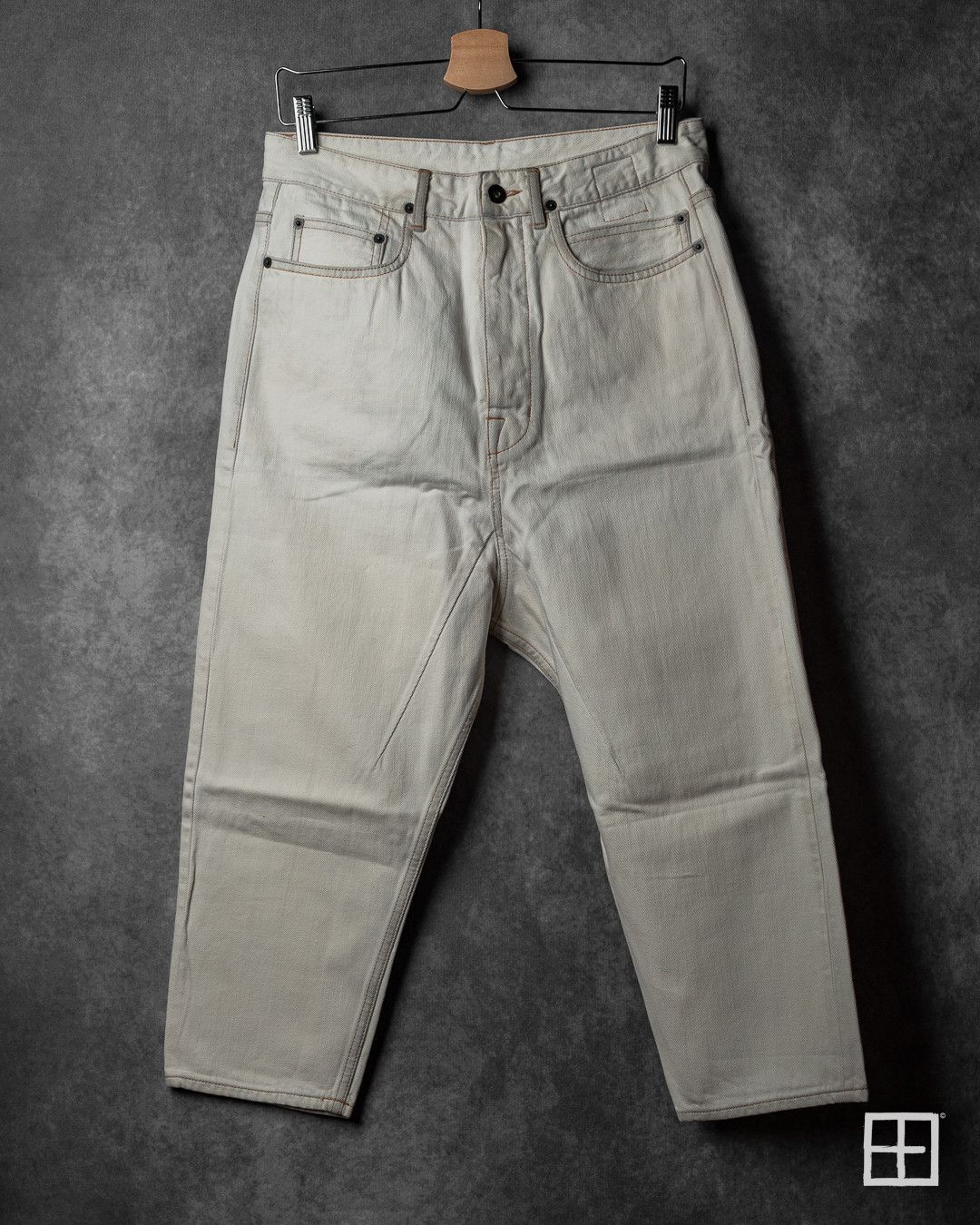Rick Owens Drkshdw Rick Owens DRKSHDW Collapse Cut Denim Jeans 30 Size US 30 / EU 46 - 1 Thumbnail