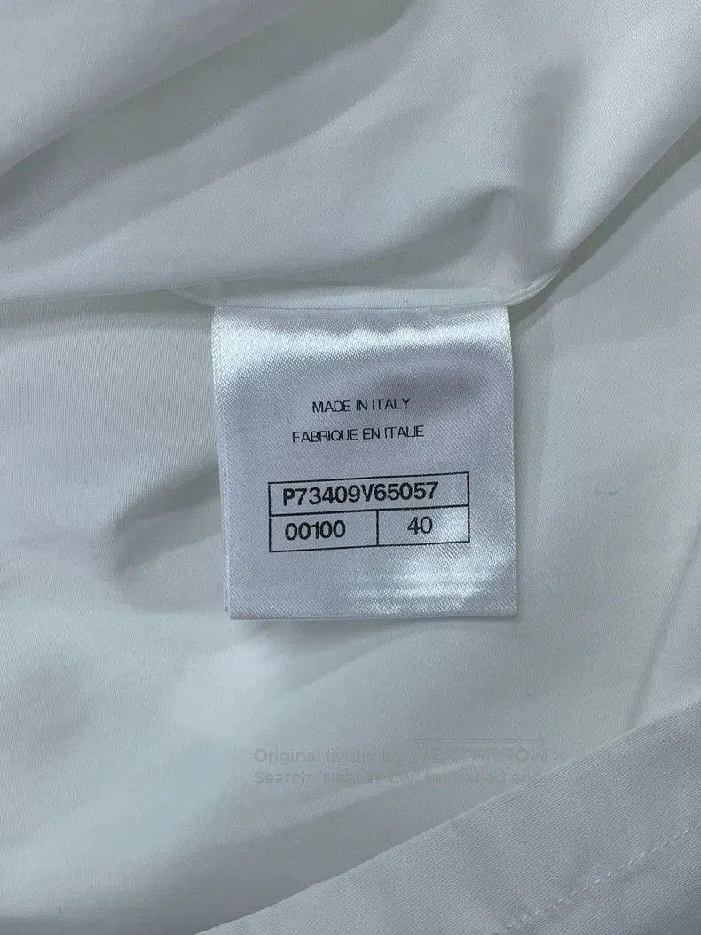 Chanel Chanel White Shirt Black Velvet Collar. Size US M / EU 48-50 / 2 - 5 Thumbnail