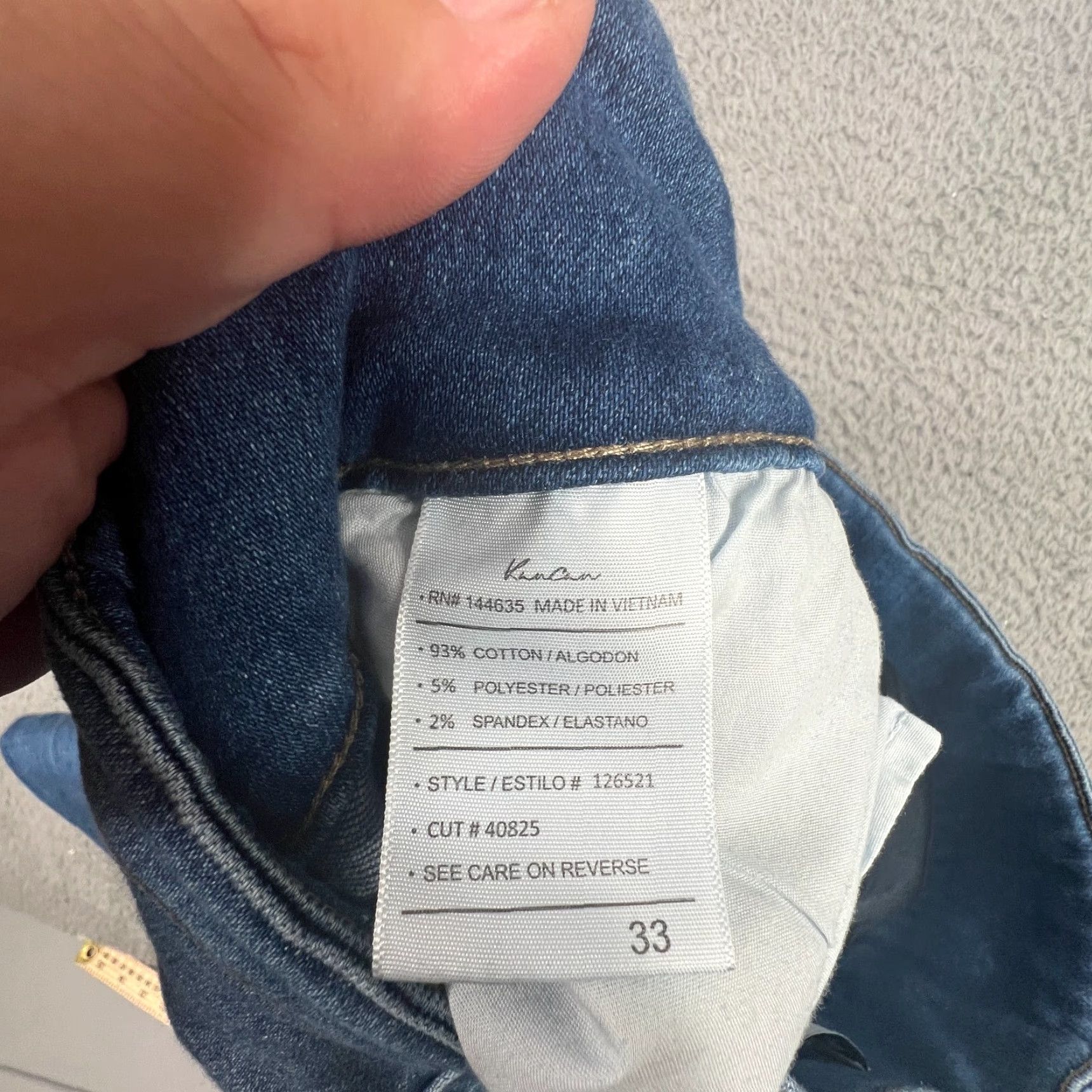 Vintage KanCan Jeans Womens High Rise Straight Light Wash Blue Denim 27 Regular Size 27" / US 4 / IT 40 - 6 Thumbnail