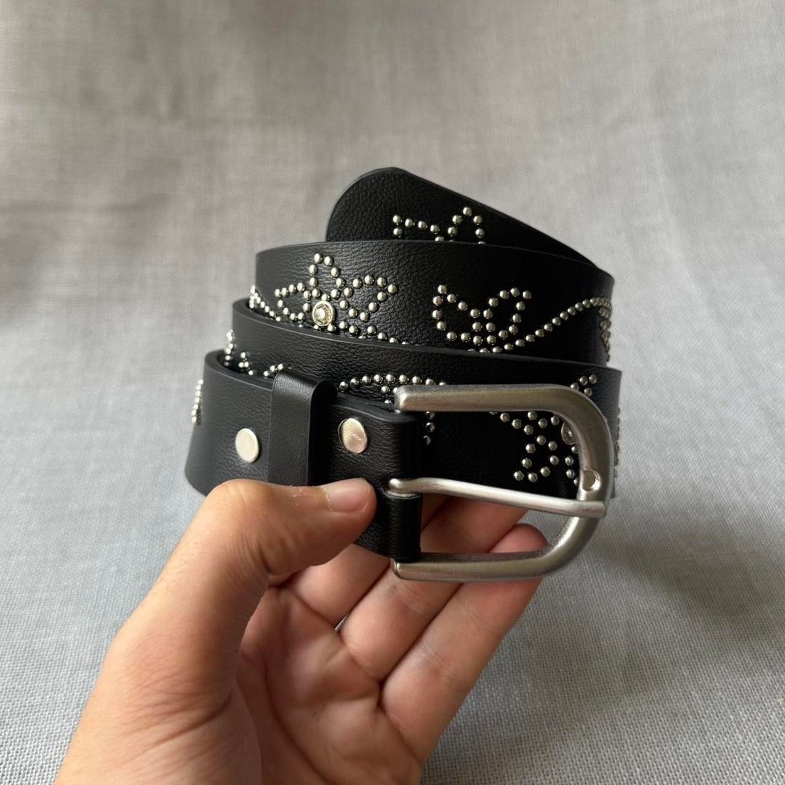 Other Black floral studded silver western MENS1 Size ONE SIZE - 2 Thumbnail