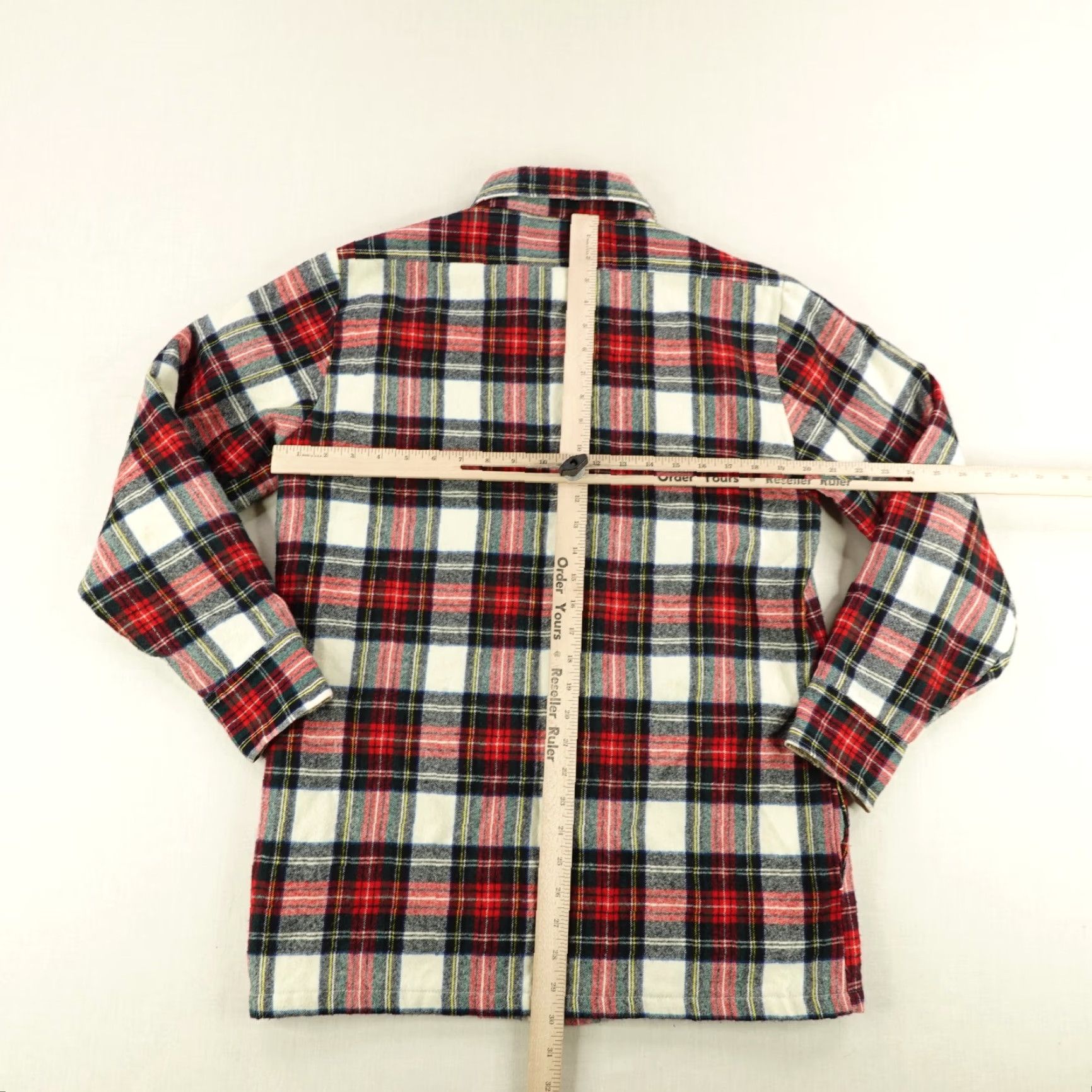 Wrangler VINTAGE Wrangler Shirt Mens M Red Plaid Flannel Shacket Western Quilted Lined Shirt Button-Up 90s Cowboy Outdoor Men Size US M / EU 48-50 / 2 - 5 Thumbnail