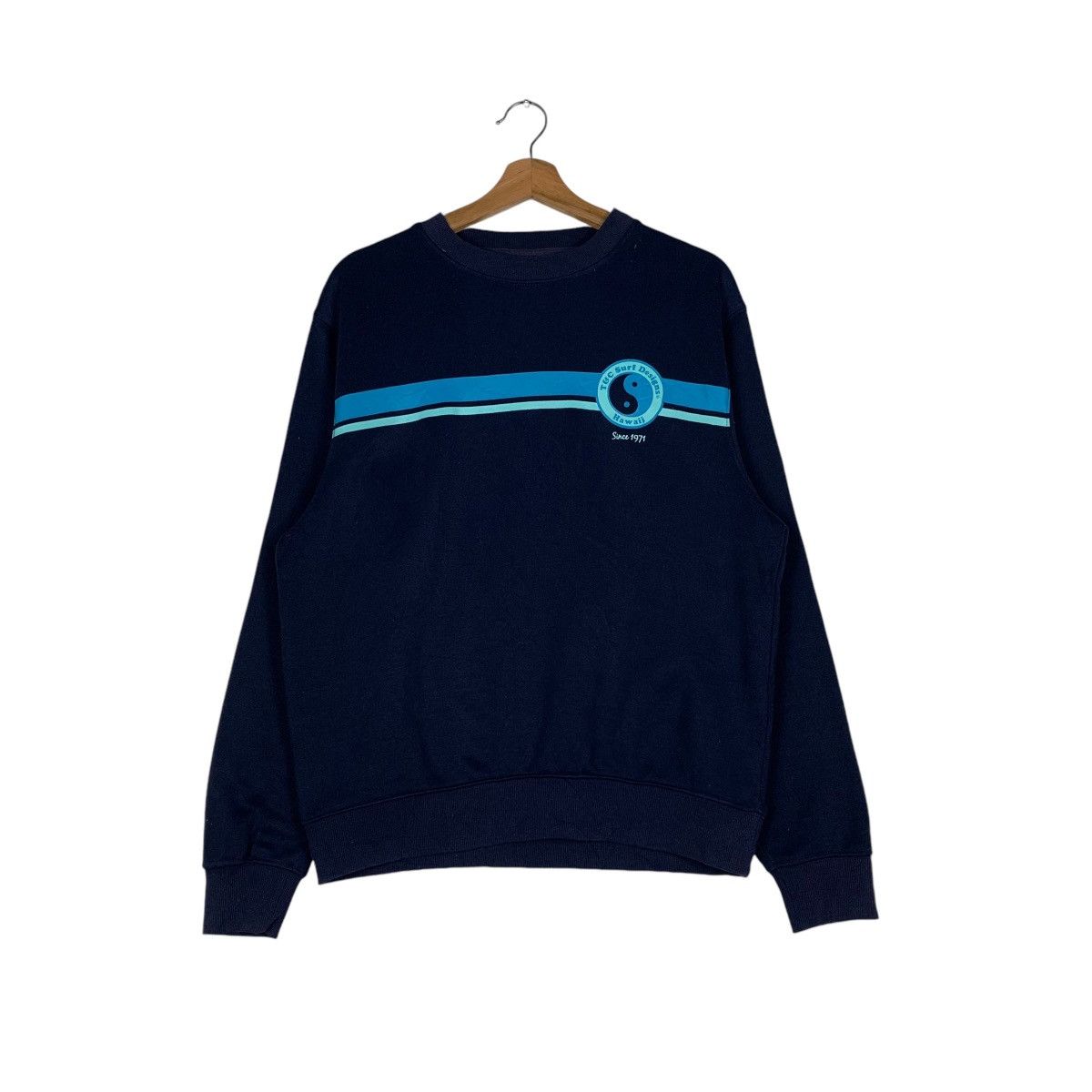 Japanese Brand T&C SURF Designs Hawaii Big Logo Sweatshirt #1383-C62 Size US M / EU 48-50 / 2 - 3 Thumbnail